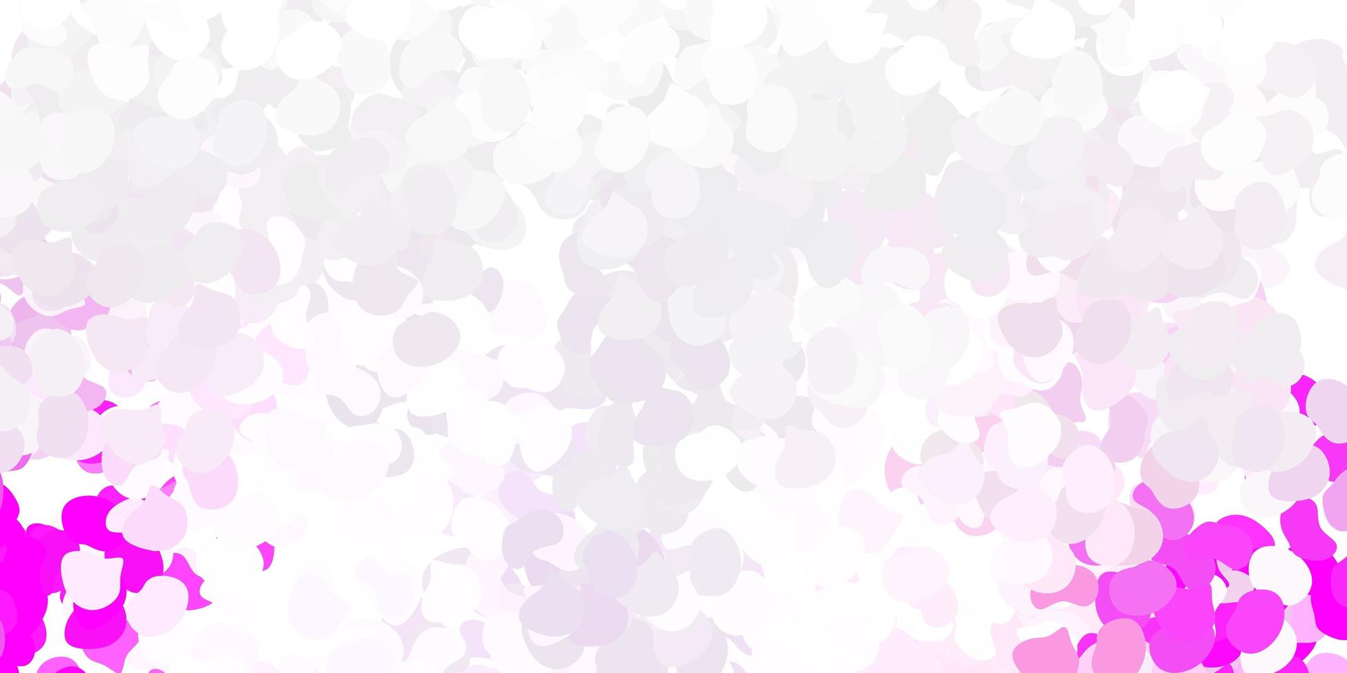 Light purple, pink vector backdrop with chaotic shapes.