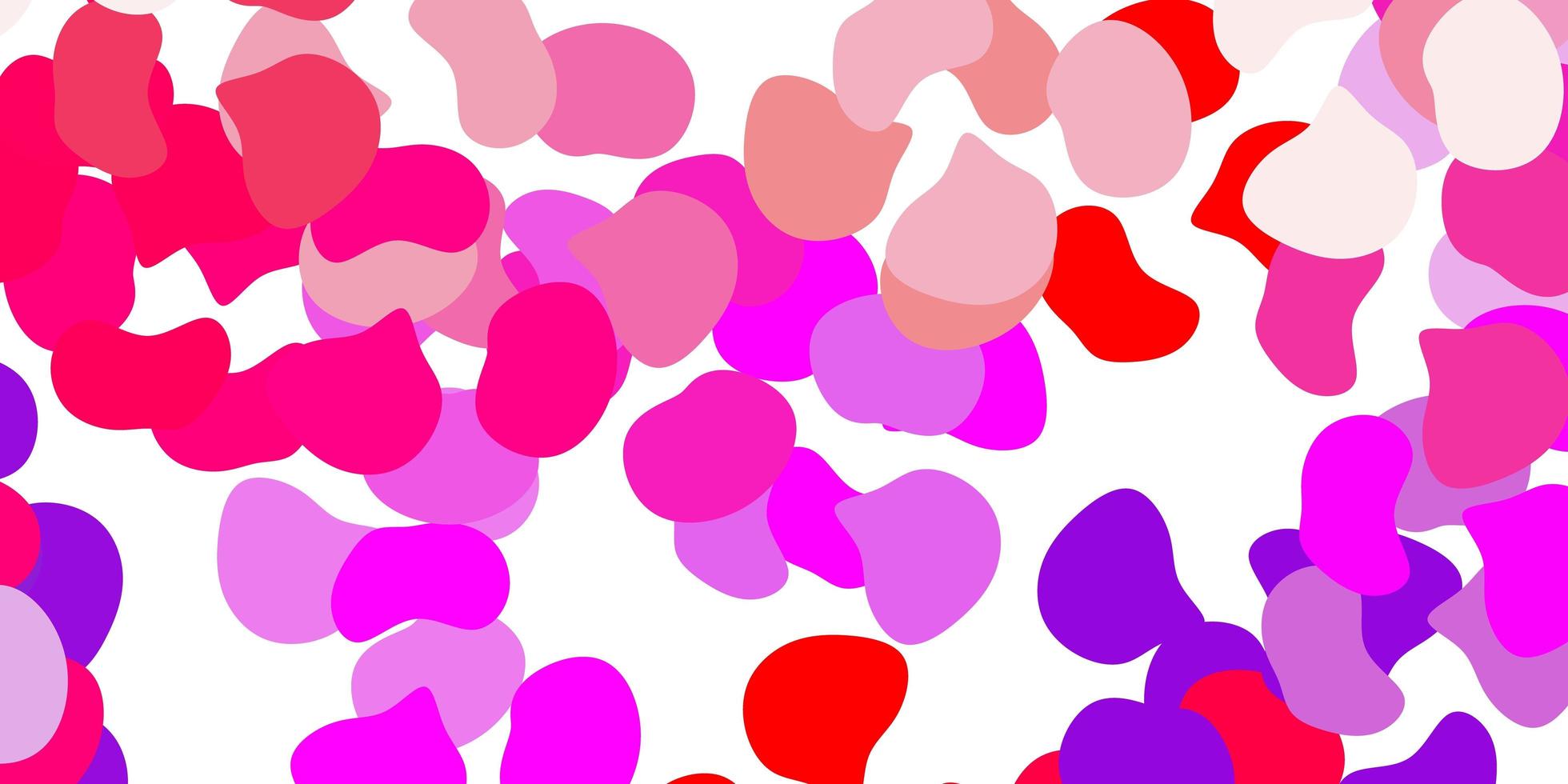 Light purple, pink vector template with abstract forms.
