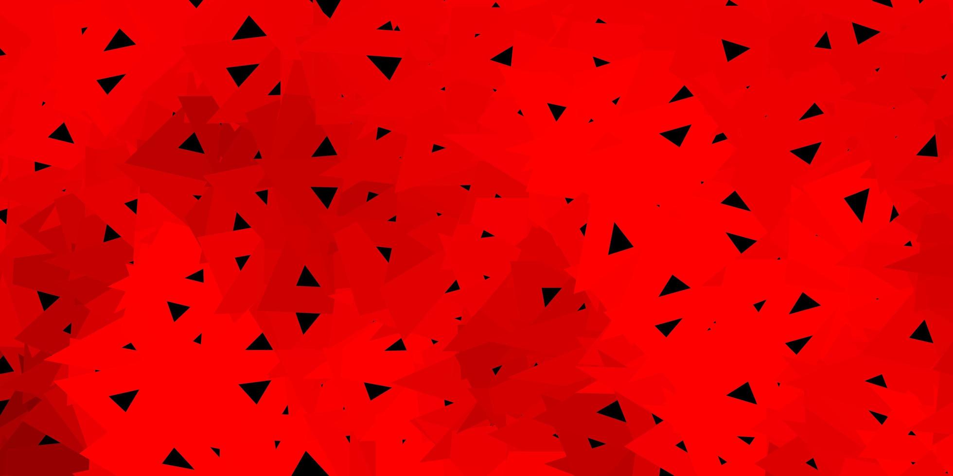 Light red vector polygonal pattern.