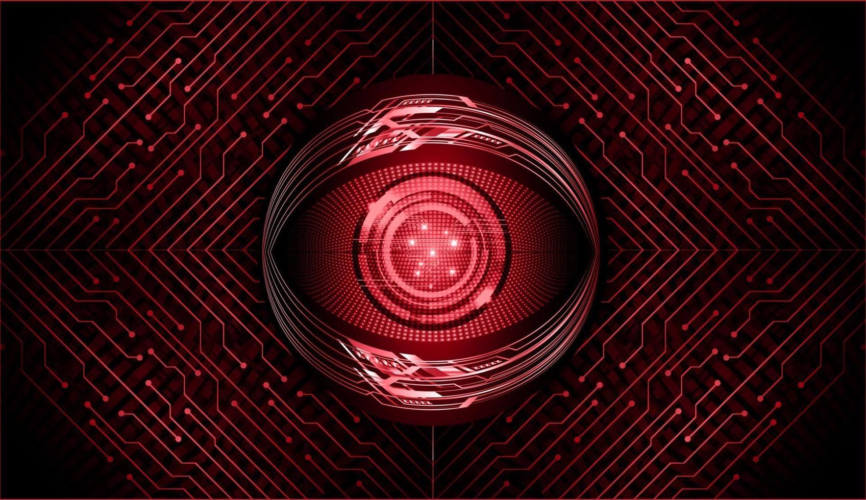 eye cyber circuit future technology concept background vector