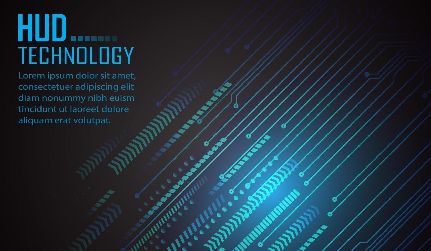 cyber circuit future technology concept background vector