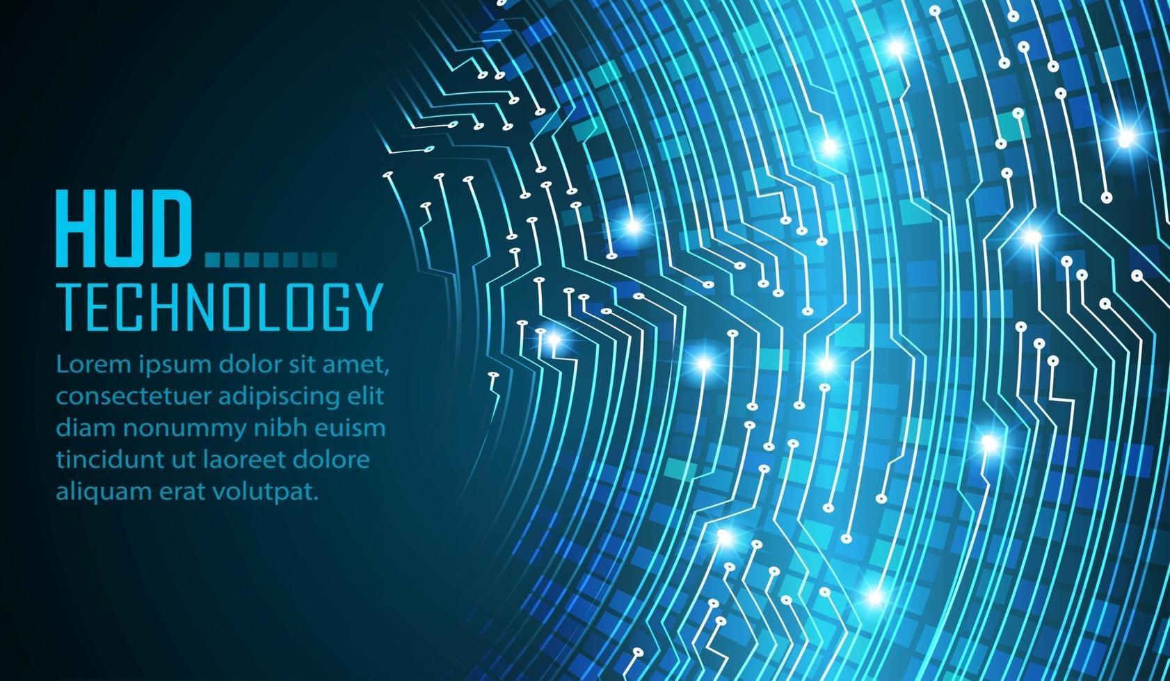 cyber circuit future technology concept background vector