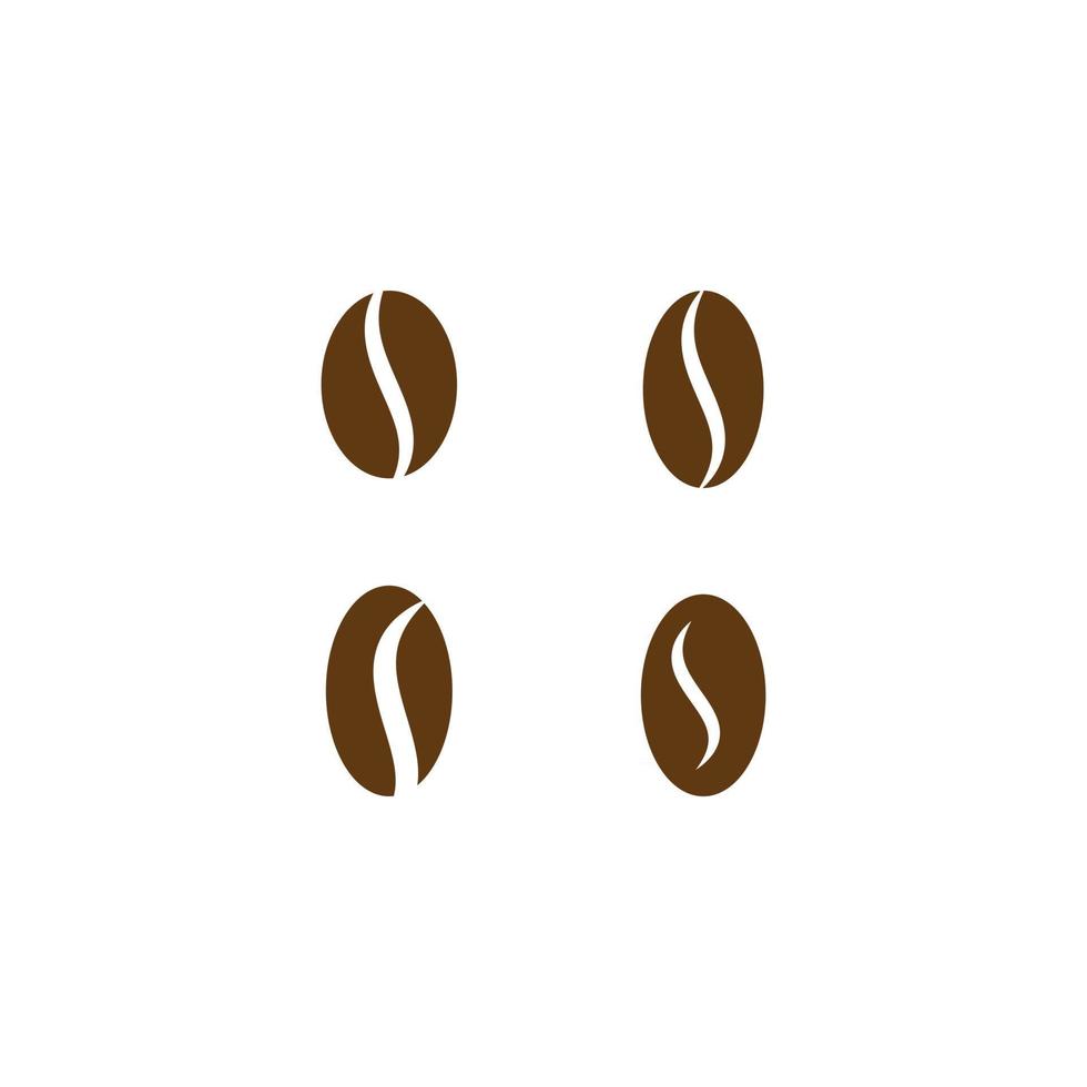Set of Coffee Beans vector