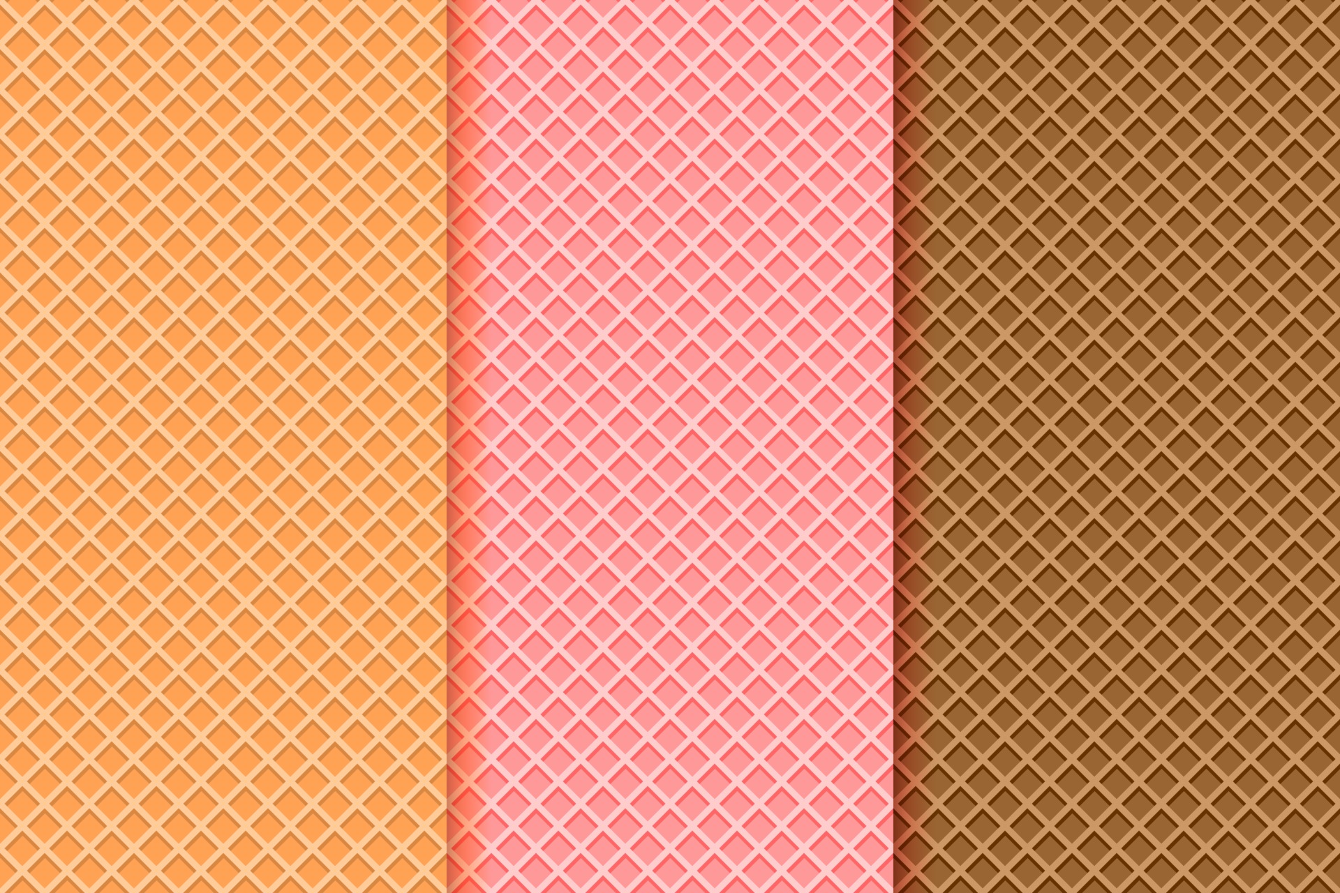 waffle cone background