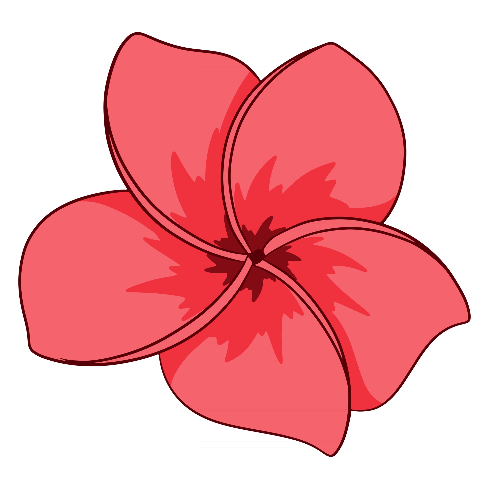 Tropical plant bright flower in cartoon style 2890873 Vector Art at Vecteezy Tropical plant bright flower in cartoon style 2890873 Vector Art at Vecteezy