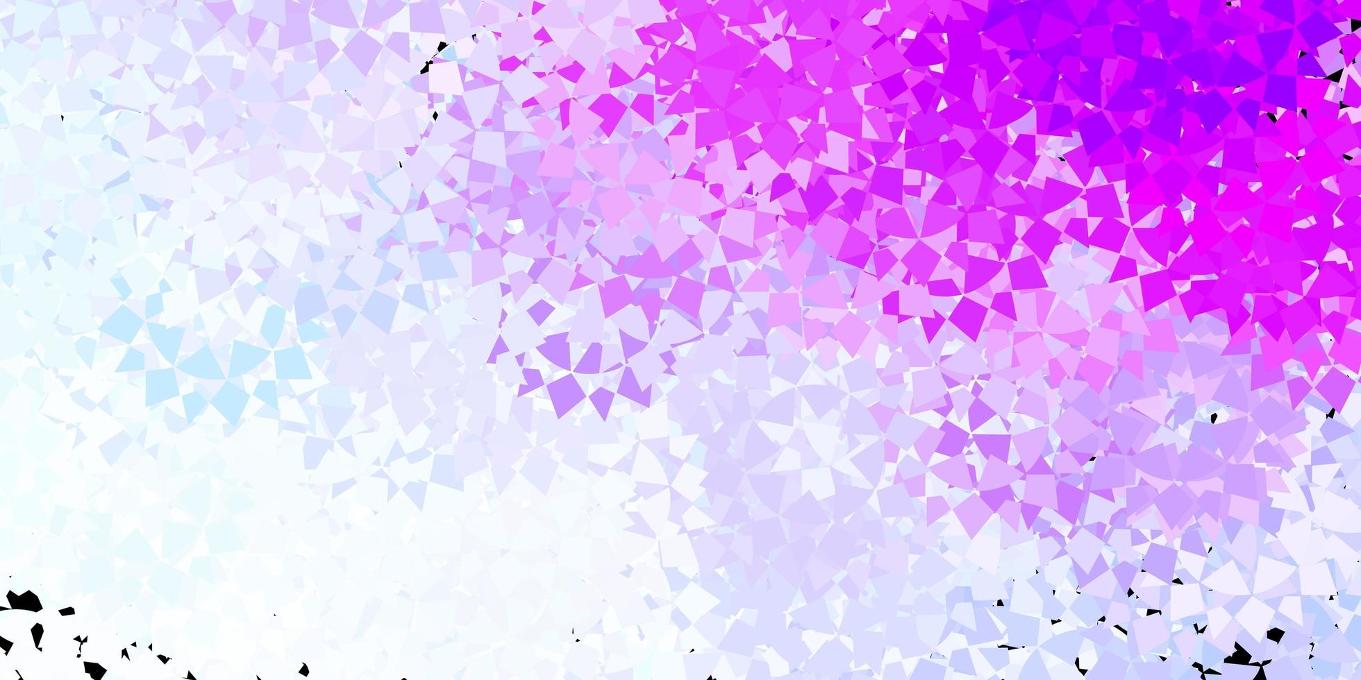 Light purple vector pattern with polygonal shapes.