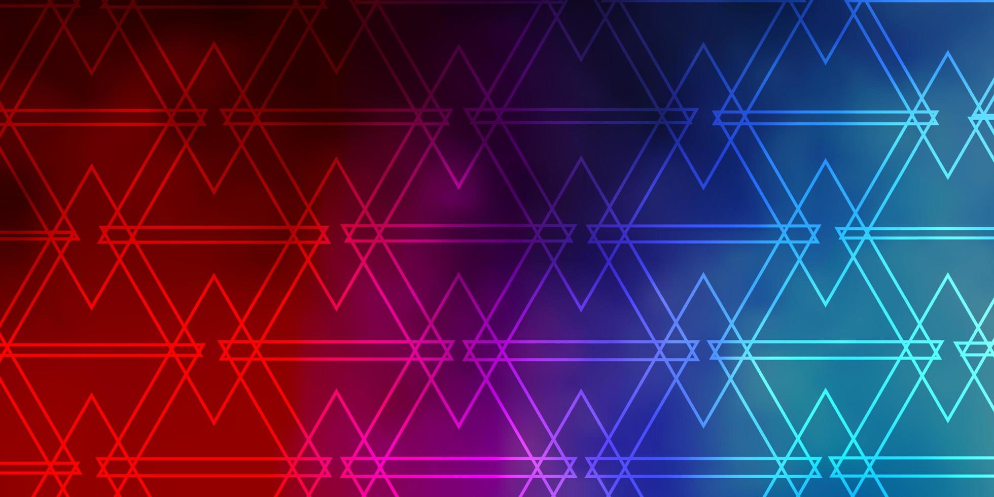 Light Blue, Red vector texture with triangular style.