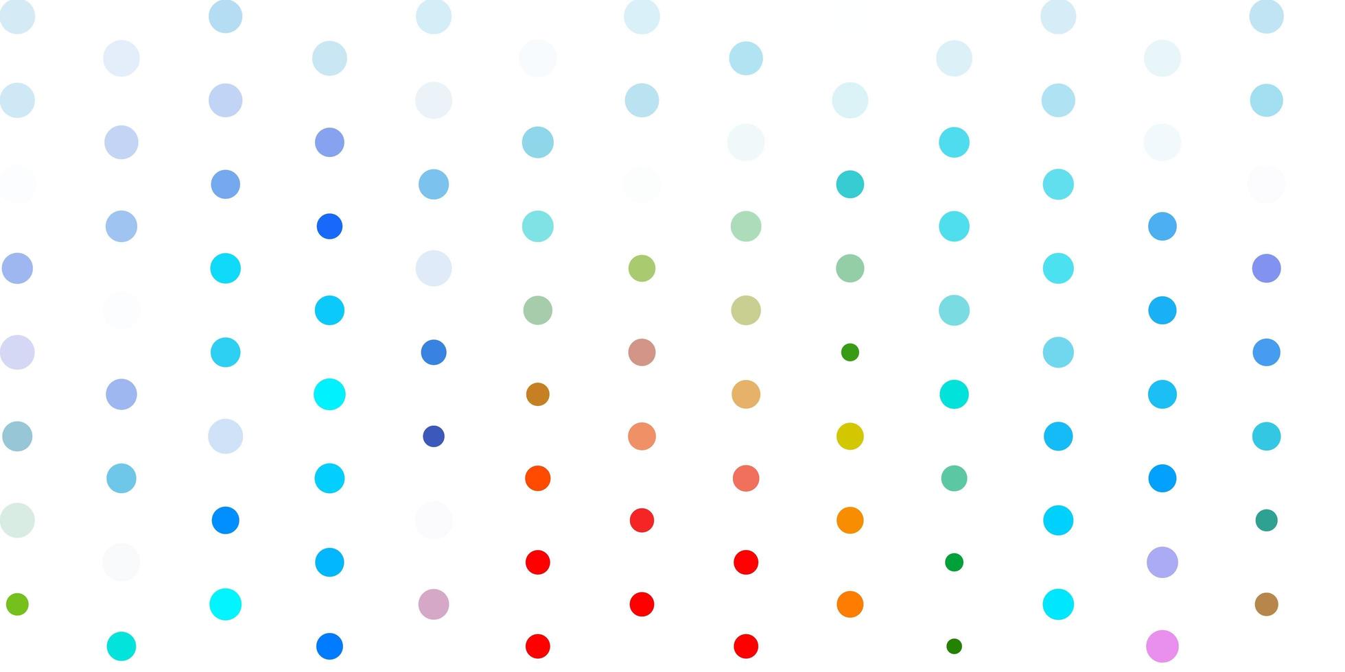 Light multicolor vector backdrop with dots.