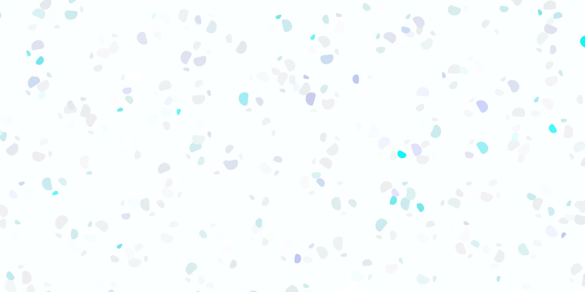 Light pink, blue vector backdrop with chaotic shapes.
