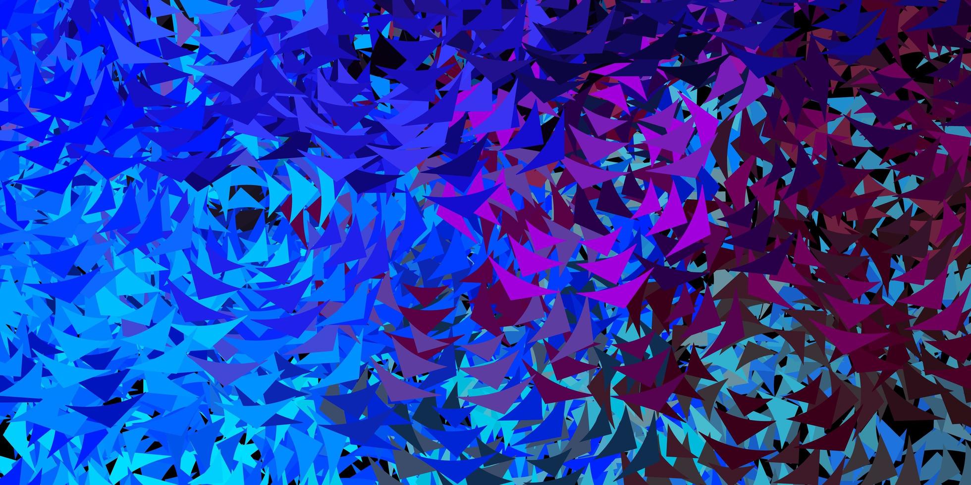 Light blue, green vector backdrop with lines, triangles.