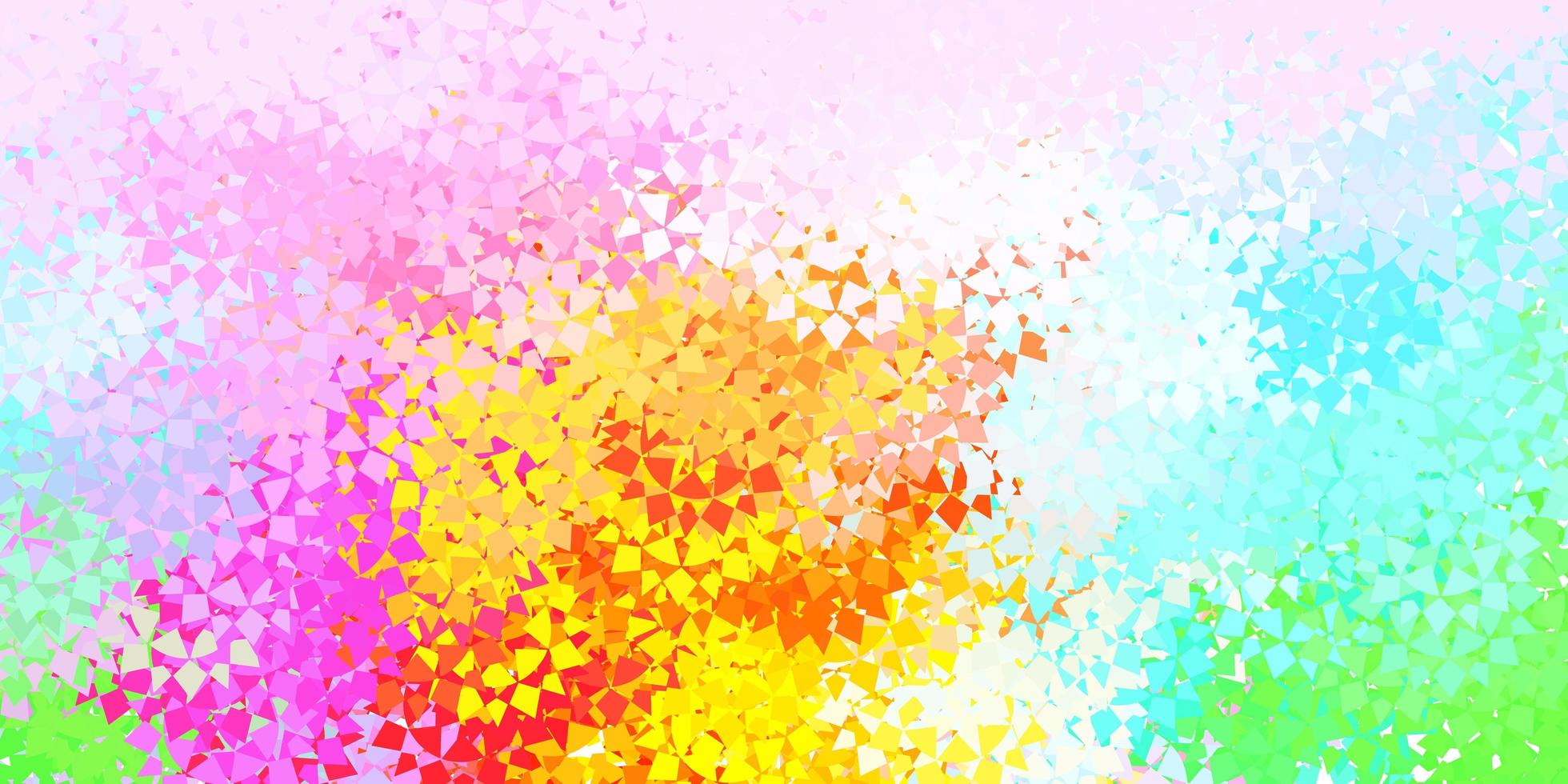 Light multicolor vector background with polygonal forms.