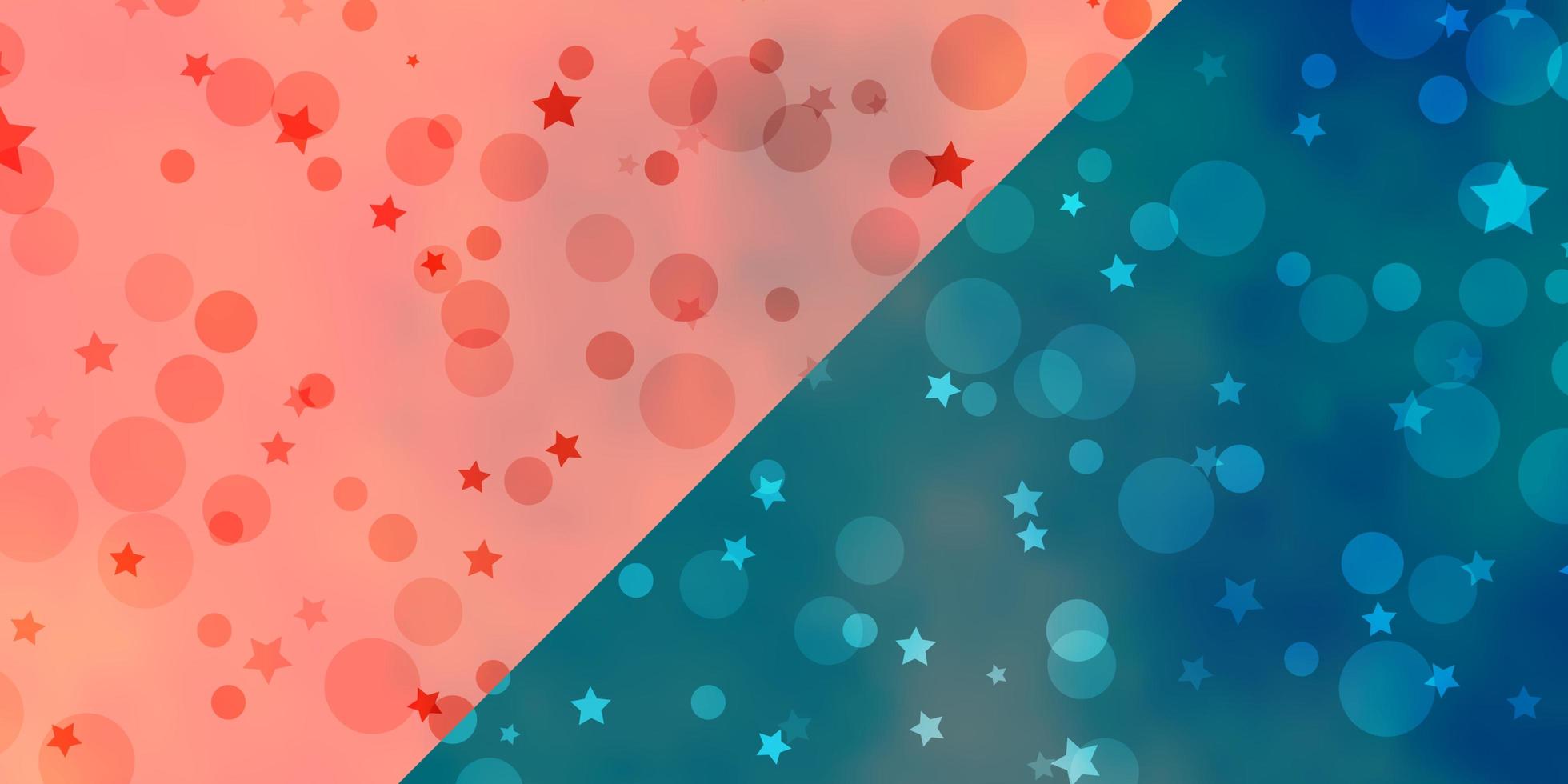 Vector texture with circles, stars.