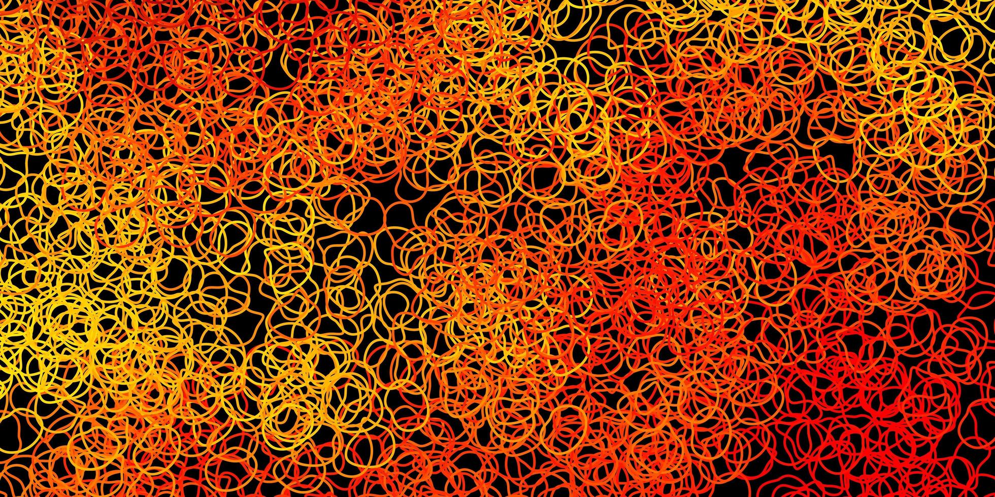 Dark orange vector backdrop with chaotic shapes.