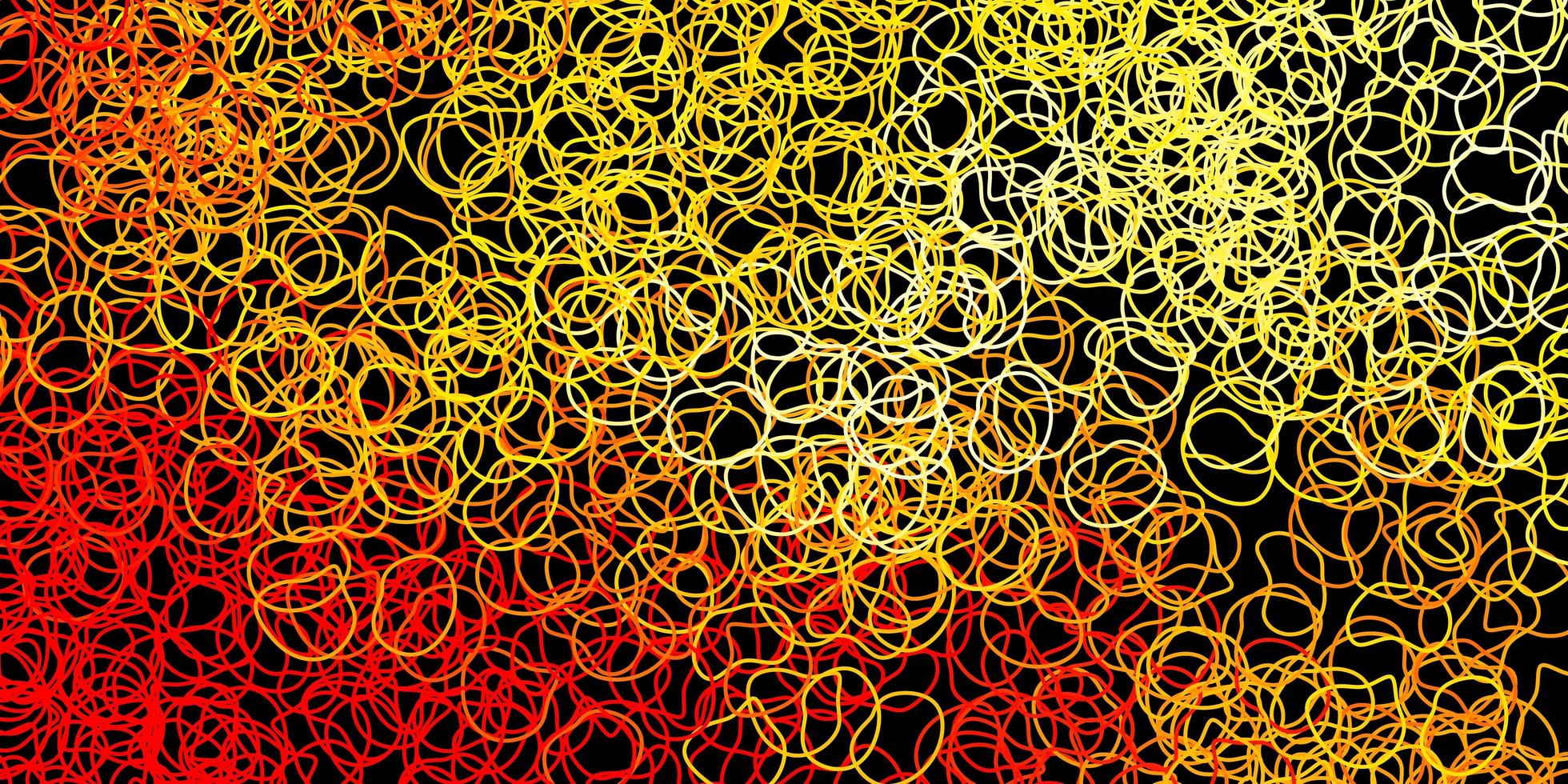 Dark orange vector texture with memphis shapes.