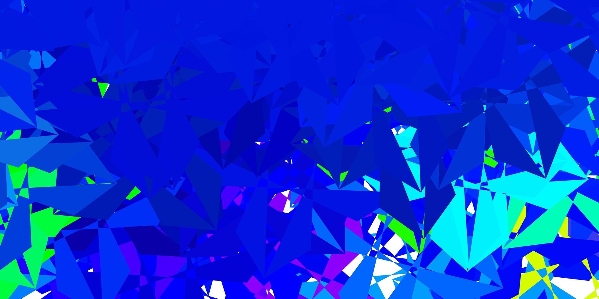 Dark multicolor vector poly triangle template.