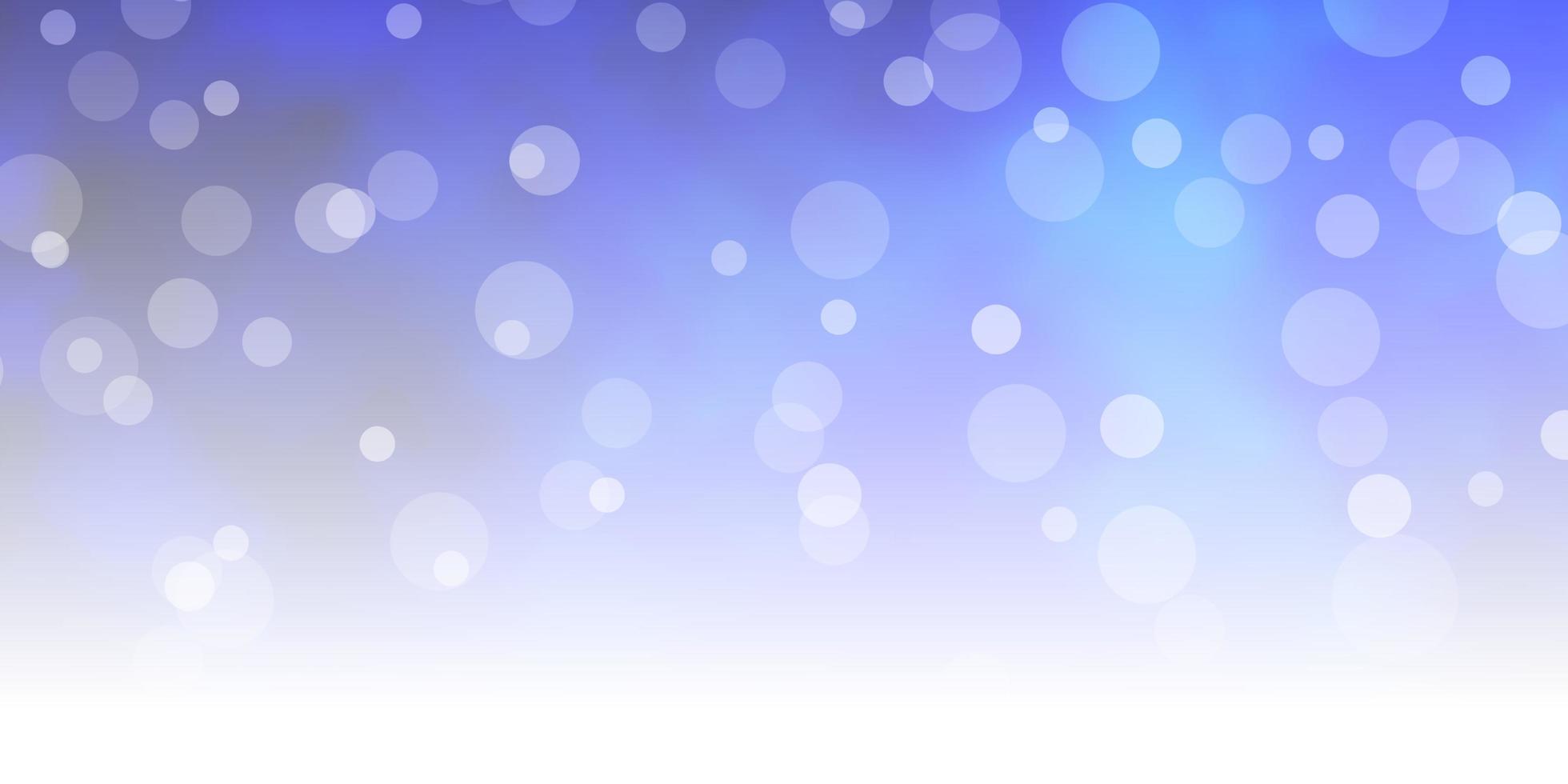 Light BLUE vector background with circles.