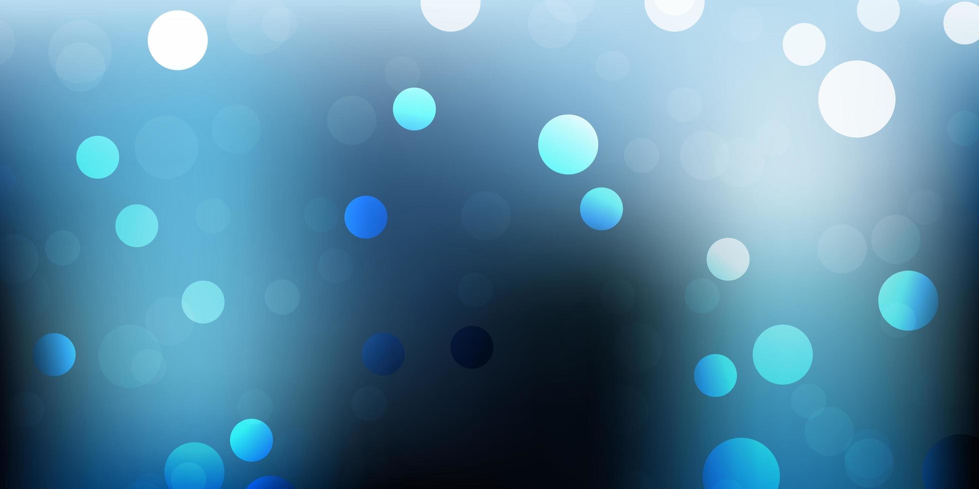 Dark blue vector texture with disks.