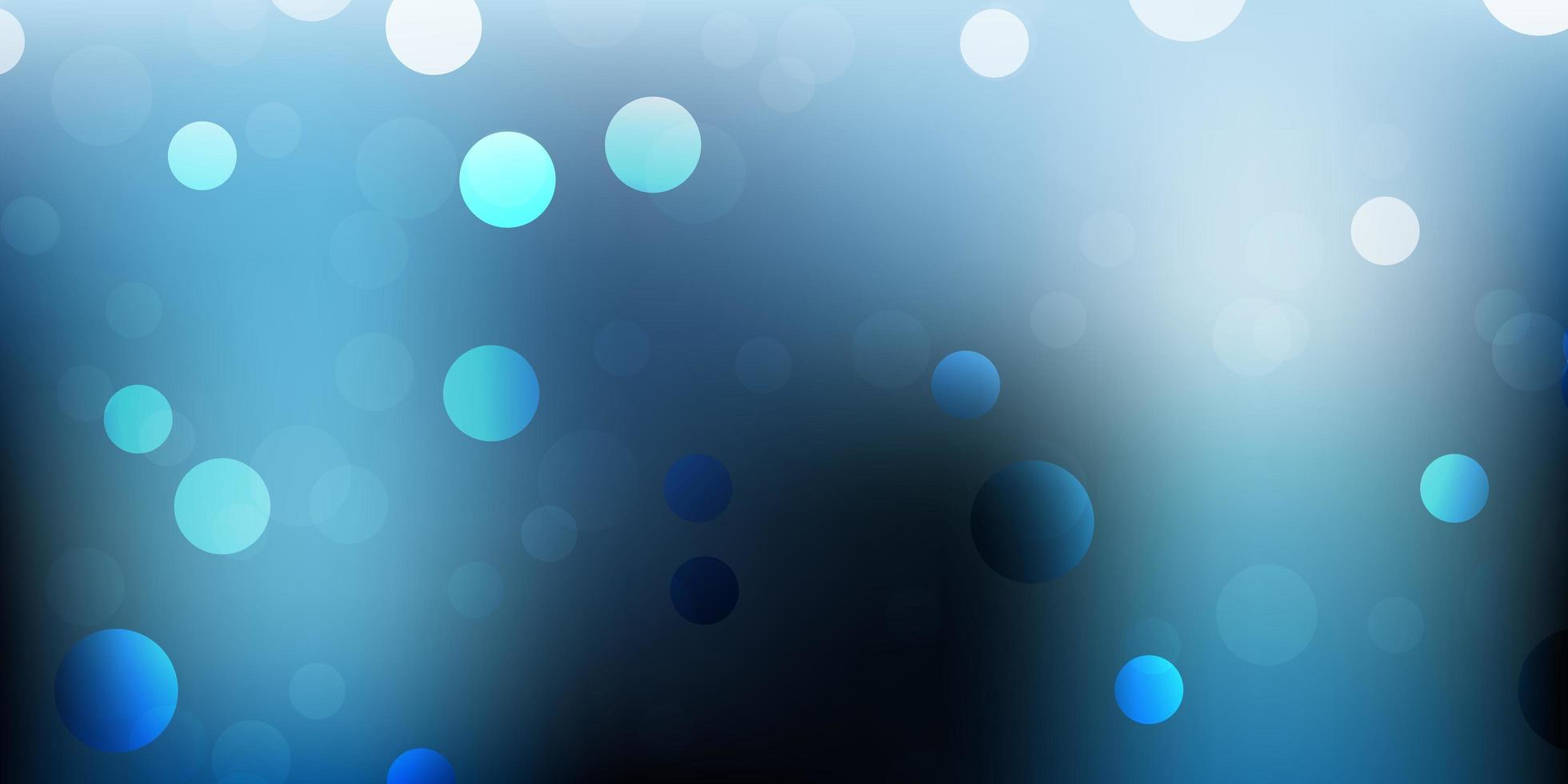 Dark blue vector background with random forms.