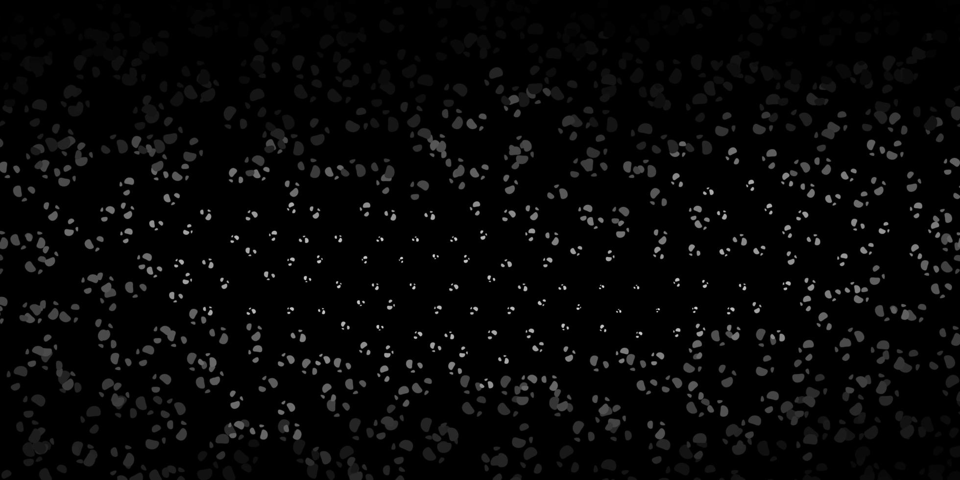 Dark gray vector pattern with abstract shapes.