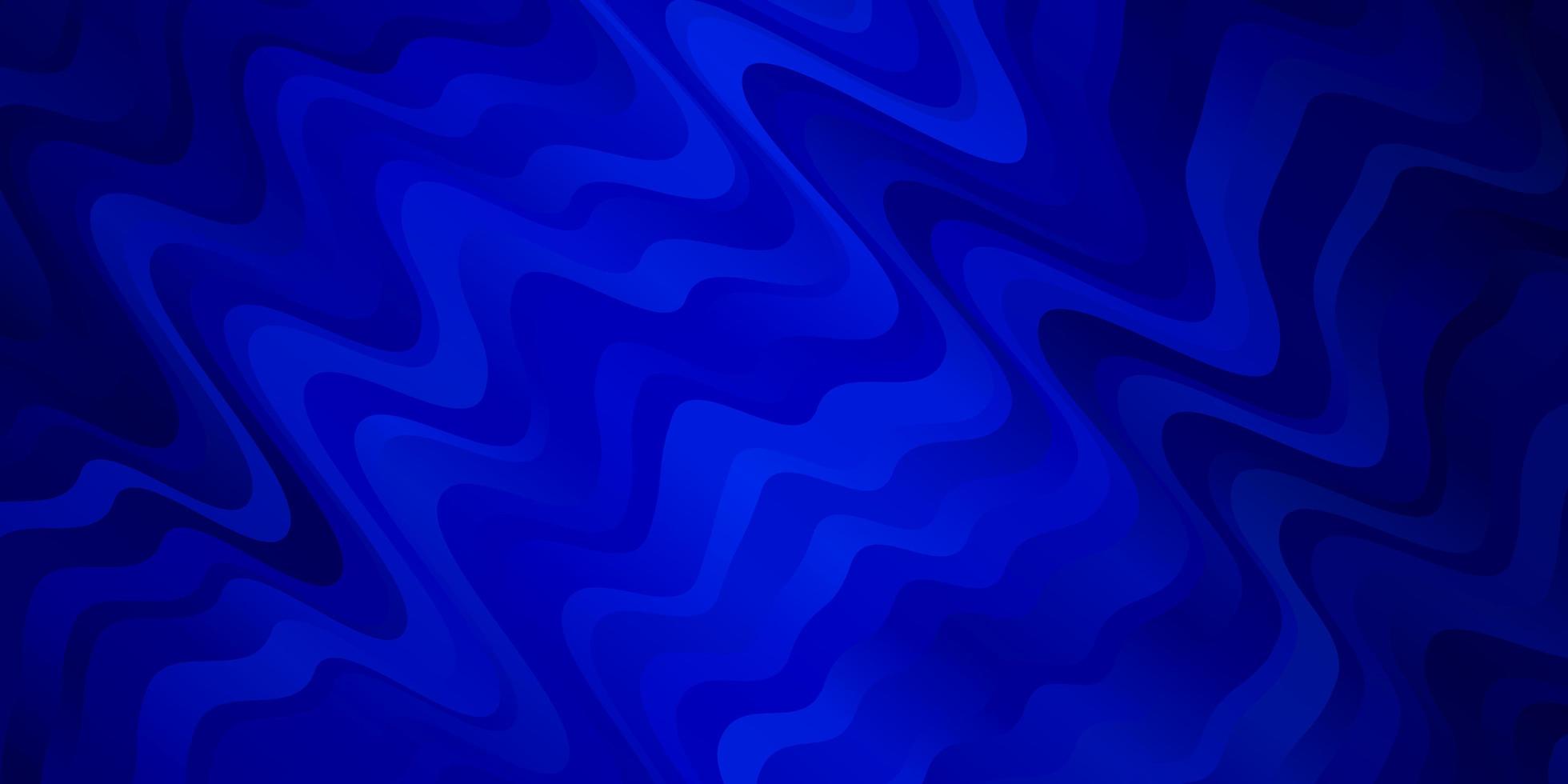 Dark BLUE vector backdrop with bent lines.