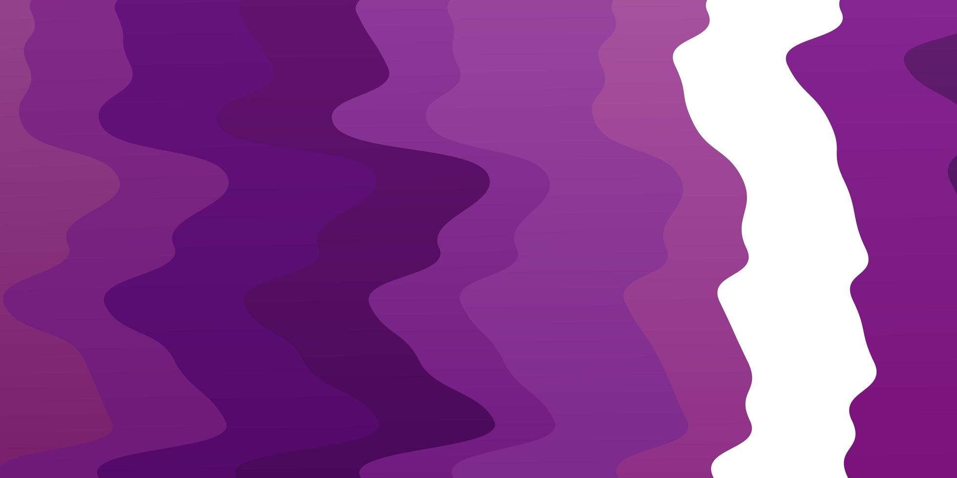 Light Purple, Pink vector pattern with curves.