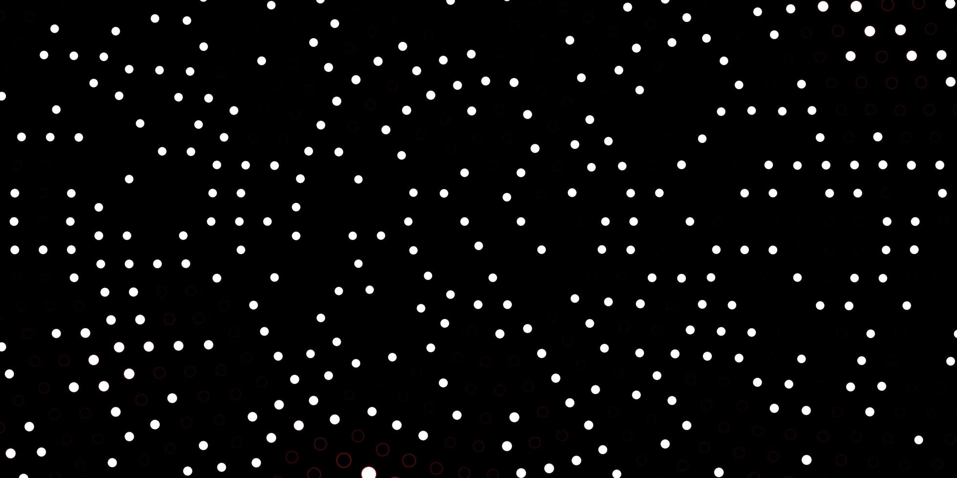 Dark Red vector background with spots.