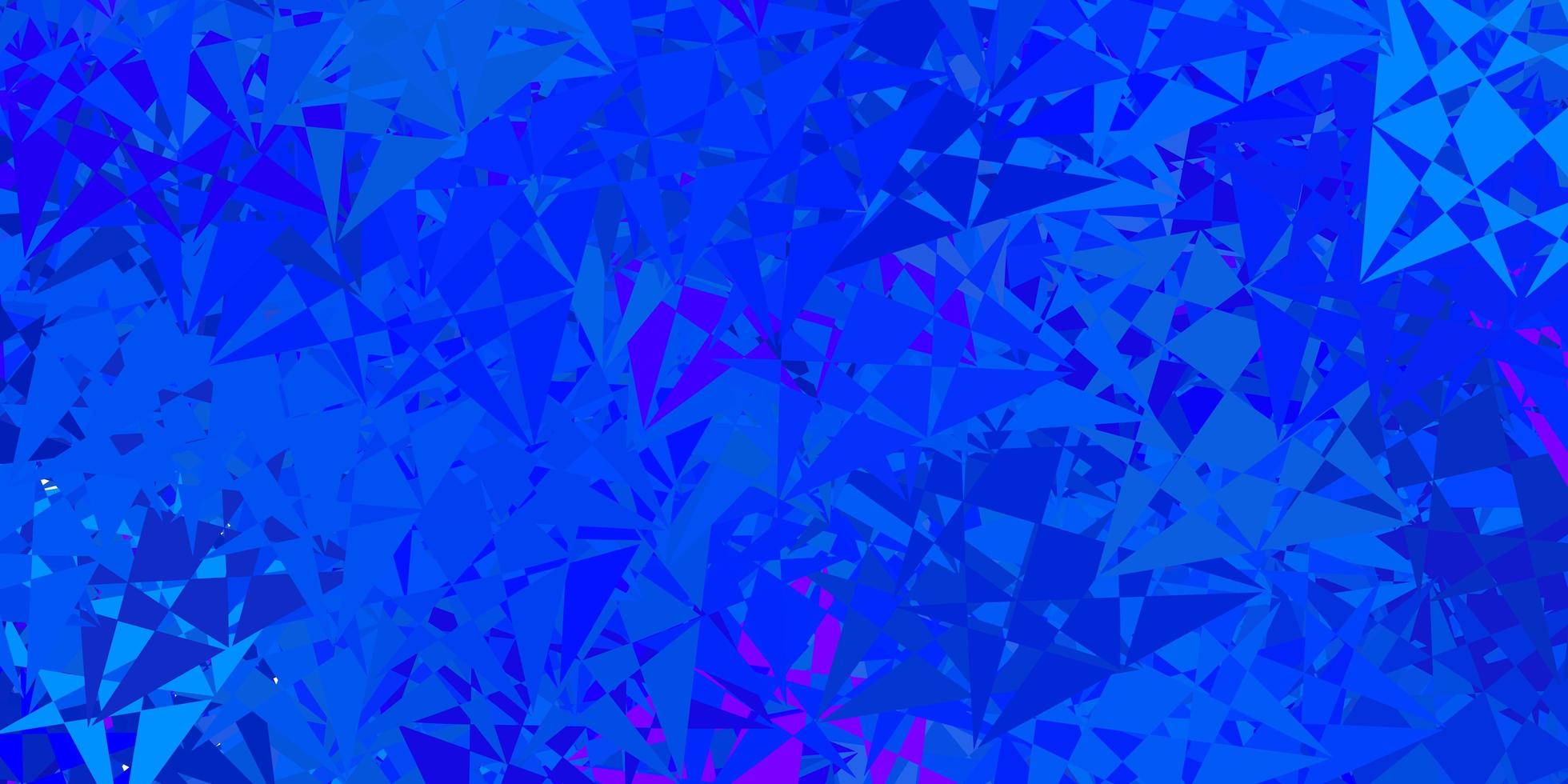 Dark blue, yellow vector layout with triangle forms.