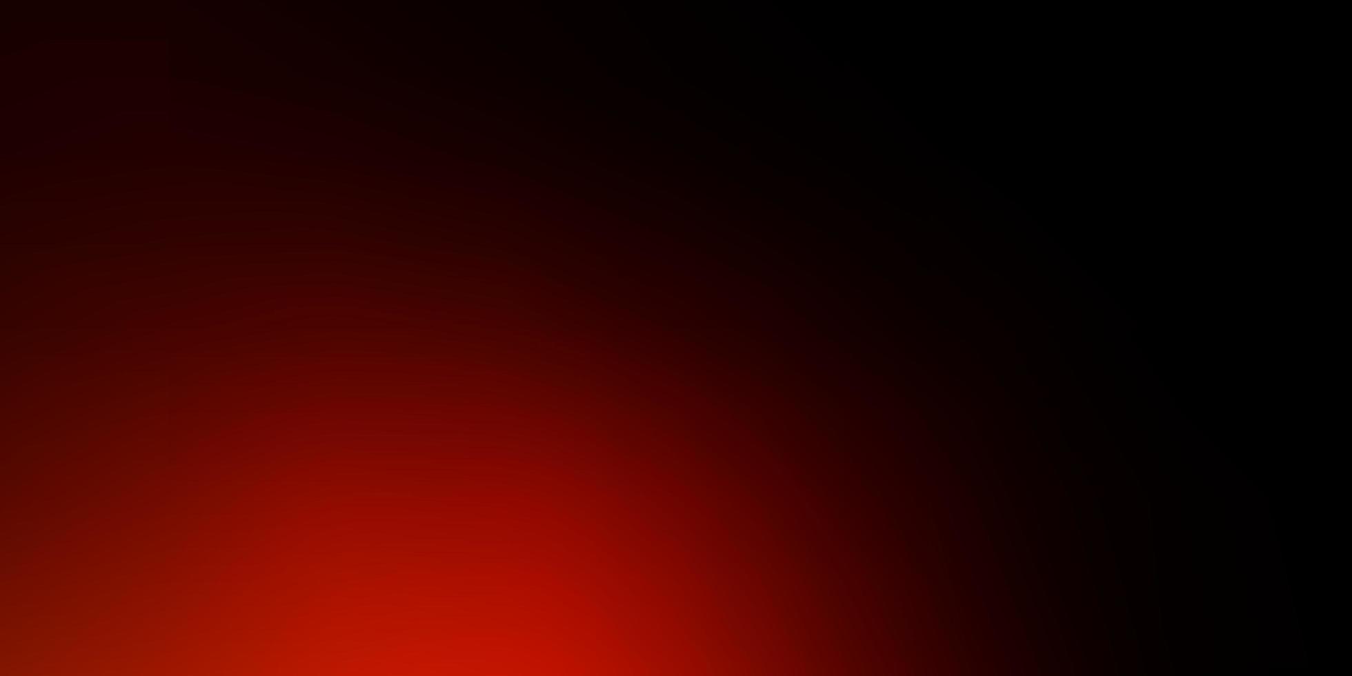 Dark Red vector modern blurred background.