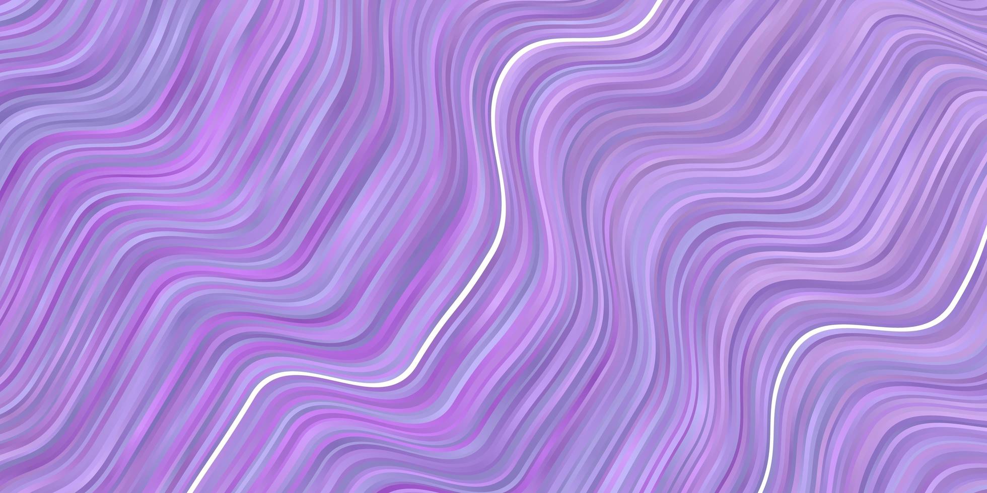 Light Purple vector background with curves.