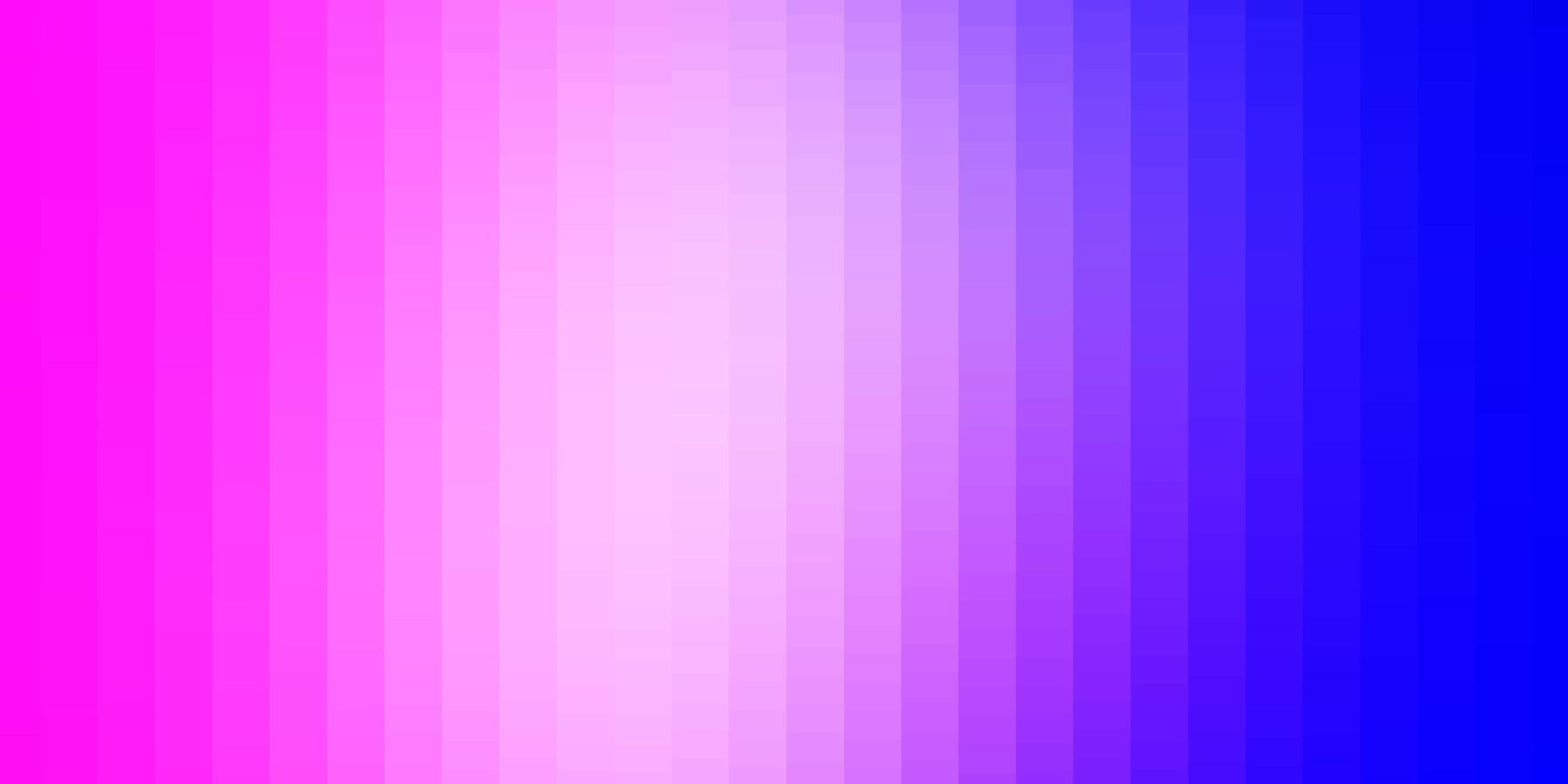 Light Pink, Blue vector backdrop with rectangles.