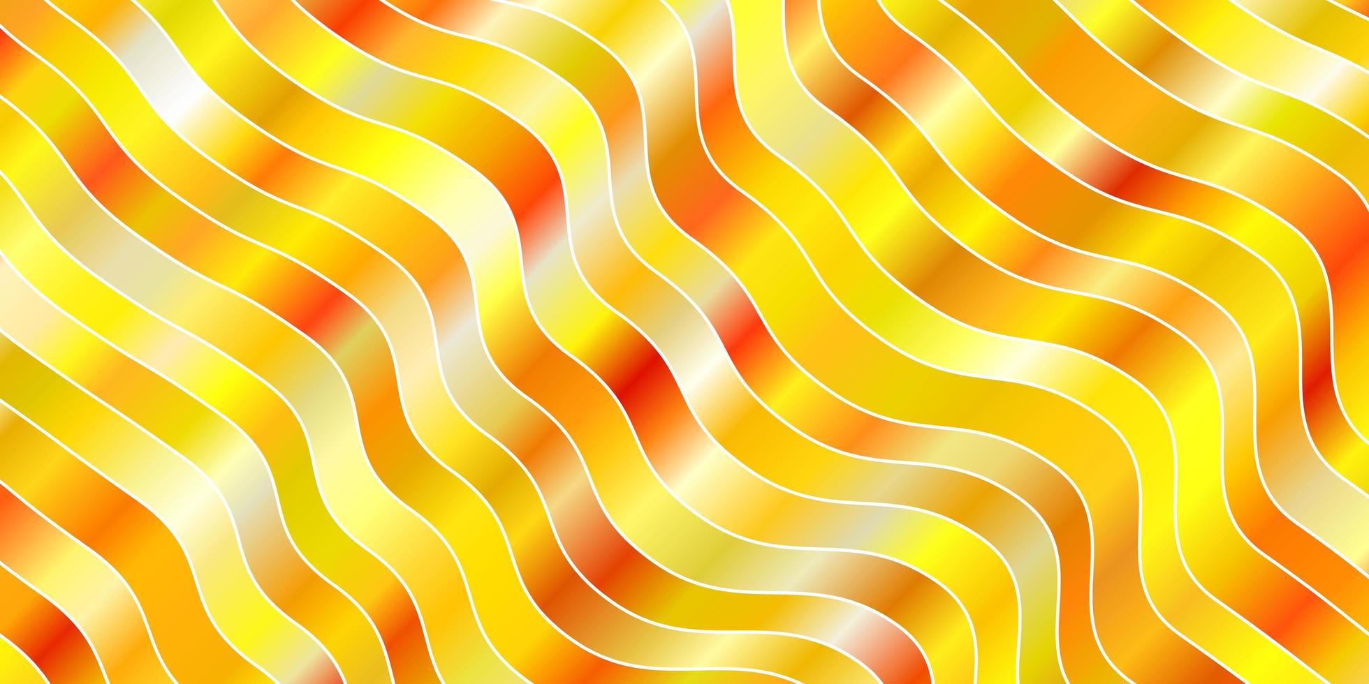 Light Orange vector pattern with lines.