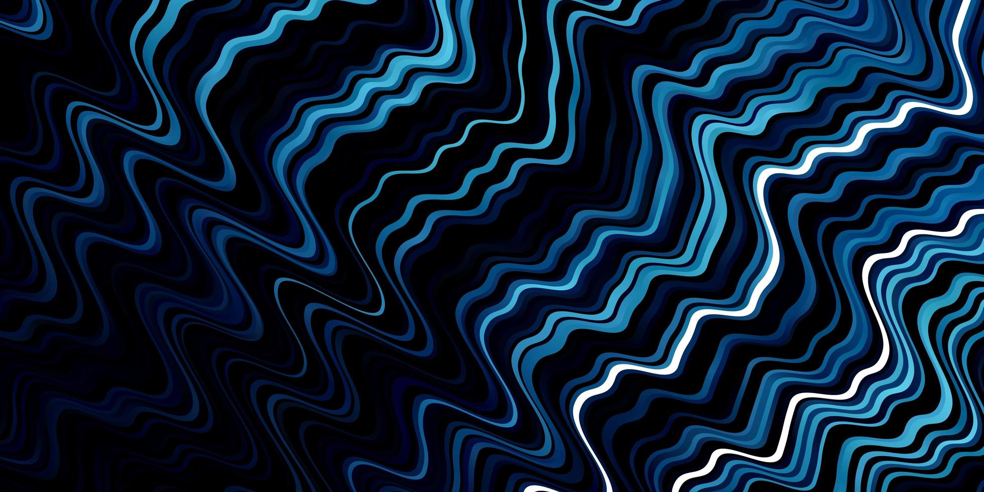 Dark BLUE vector backdrop with curves.