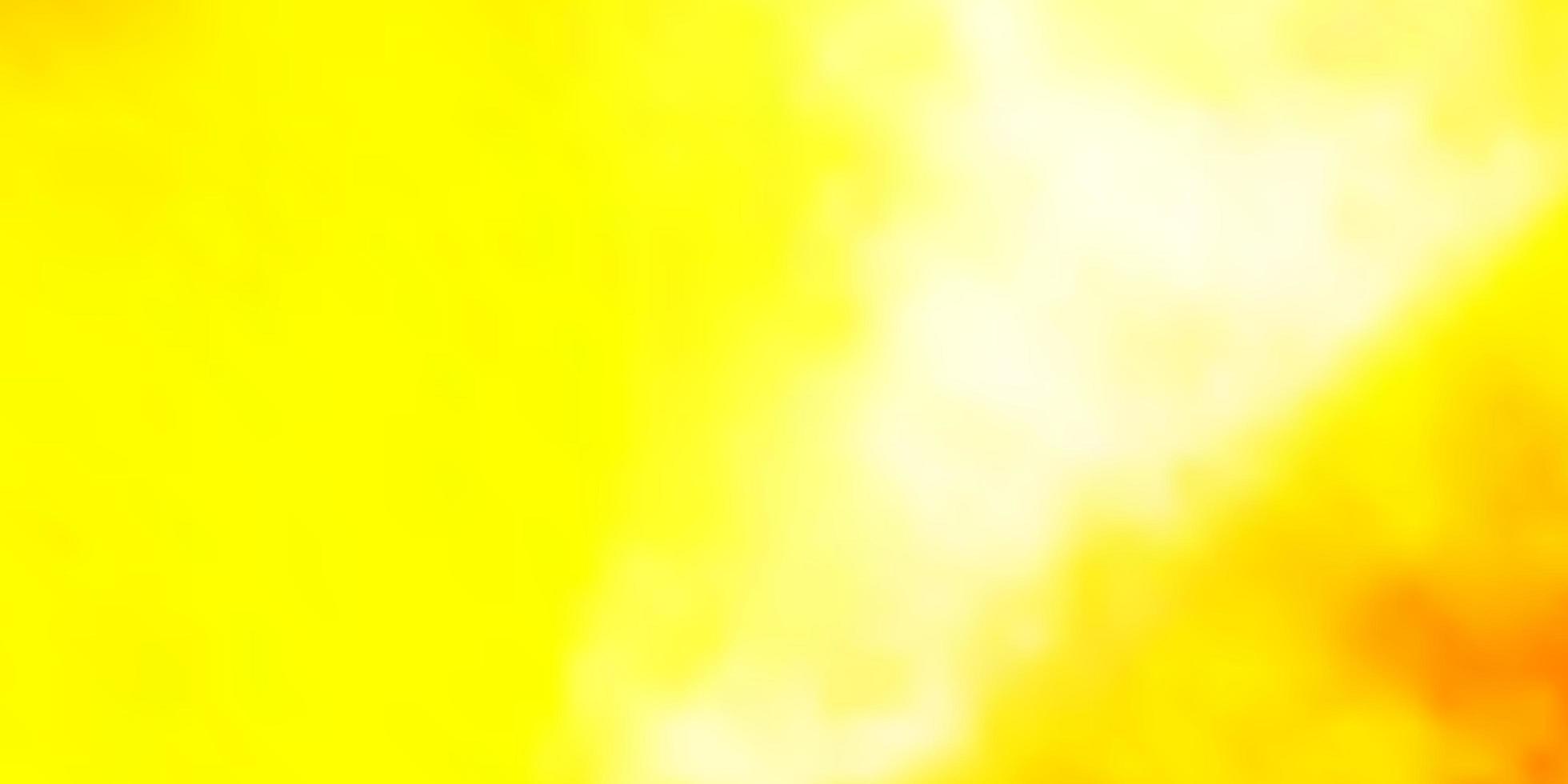 textura de vector amarillo oscuro con cielo nublado.