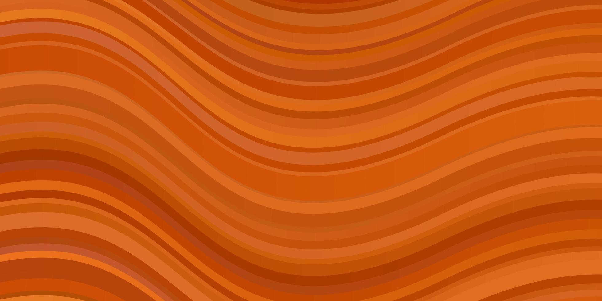 Light Orange vector template with curves.