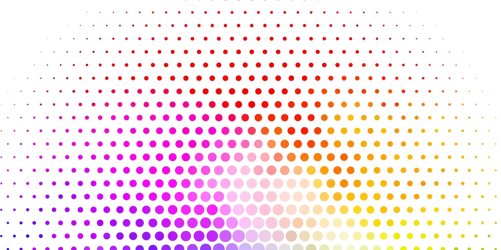 Light Multicolor vector background with spots.