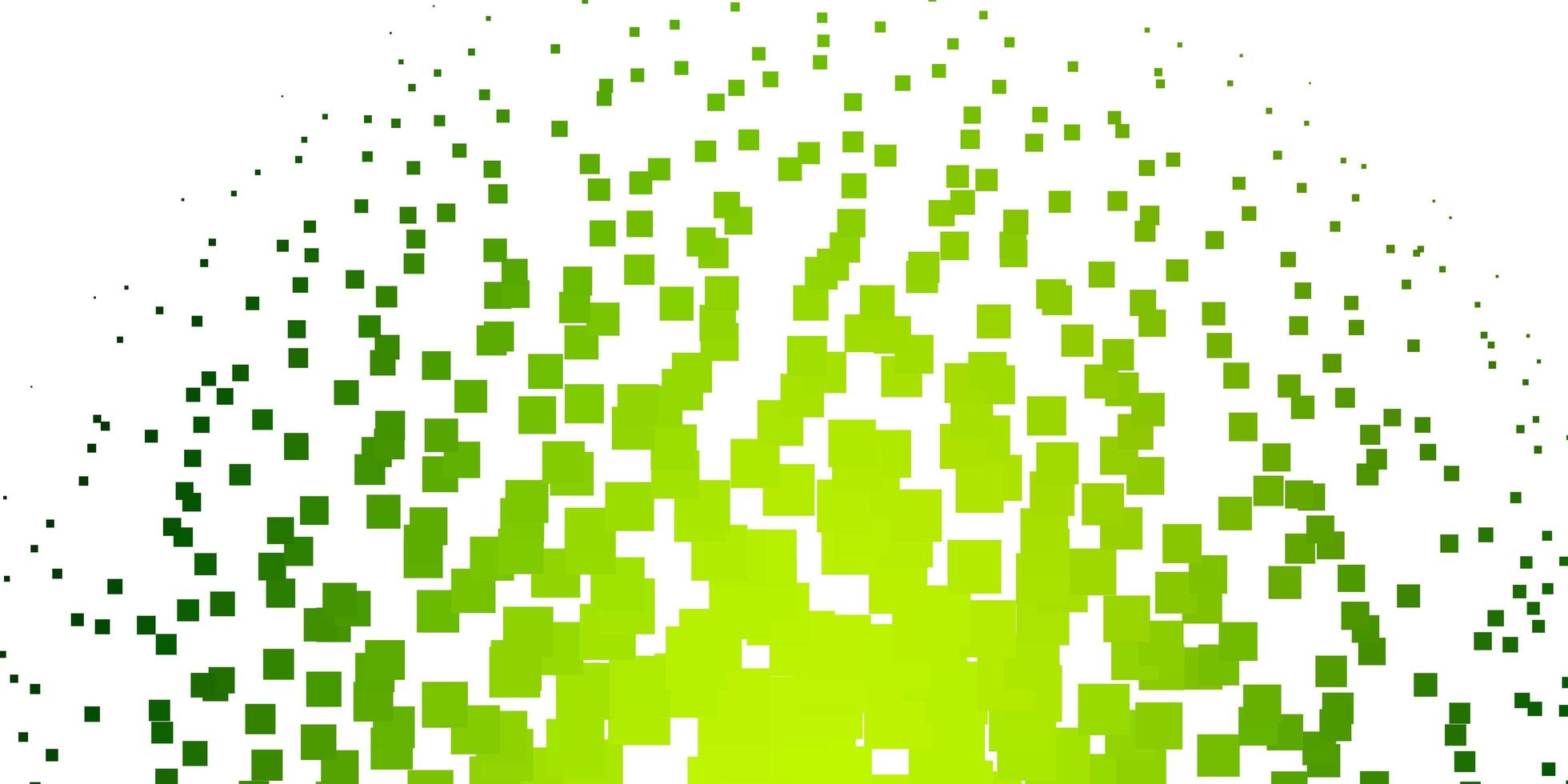 Light Green, Yellow vector backdrop with rectangles.