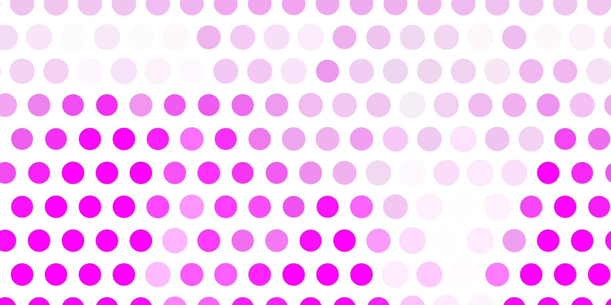 Fondo de vector violeta, rosa claro con puntos.