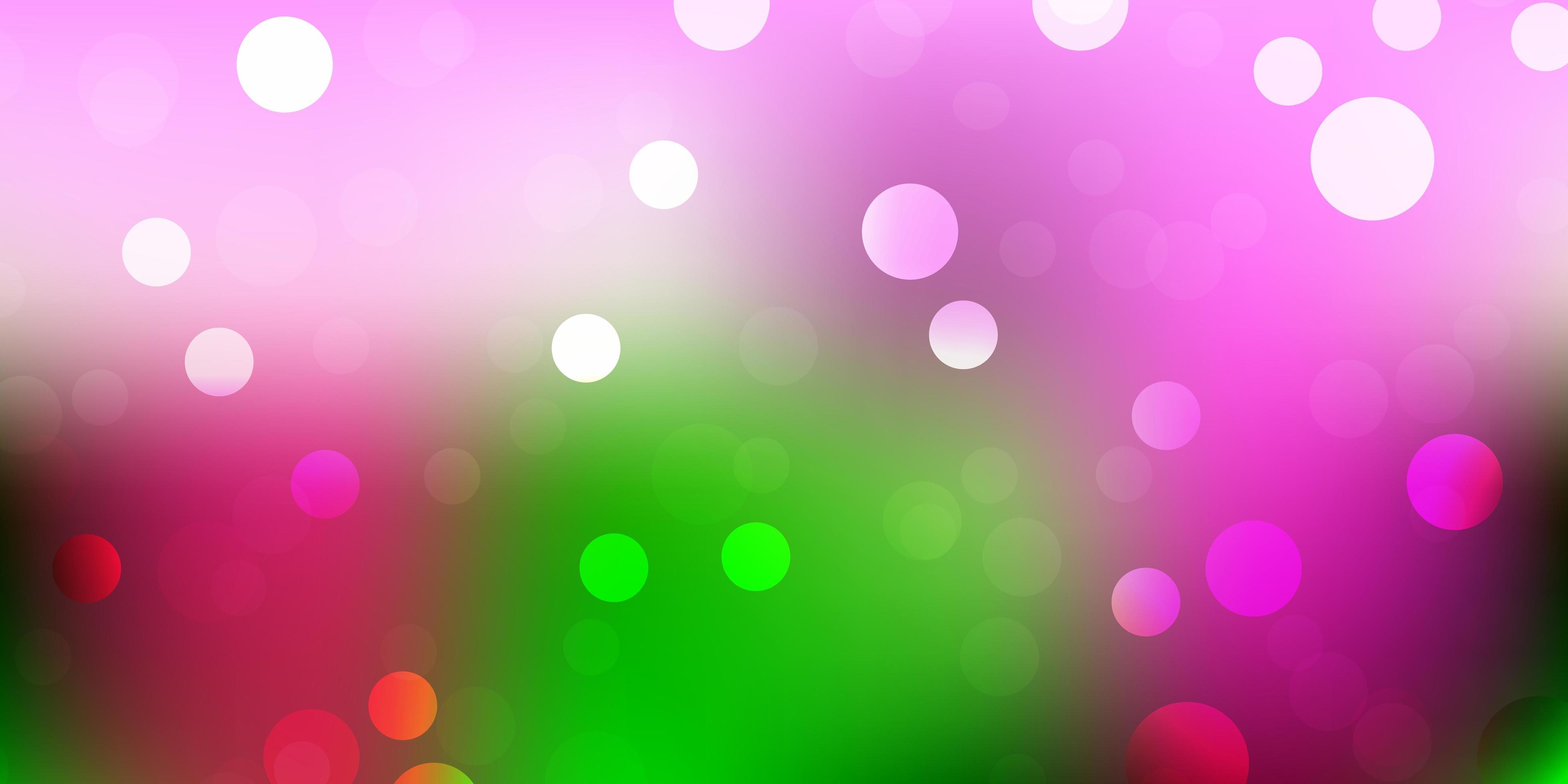 Light pink, green vector background with spots. 2892500 Vector Art at