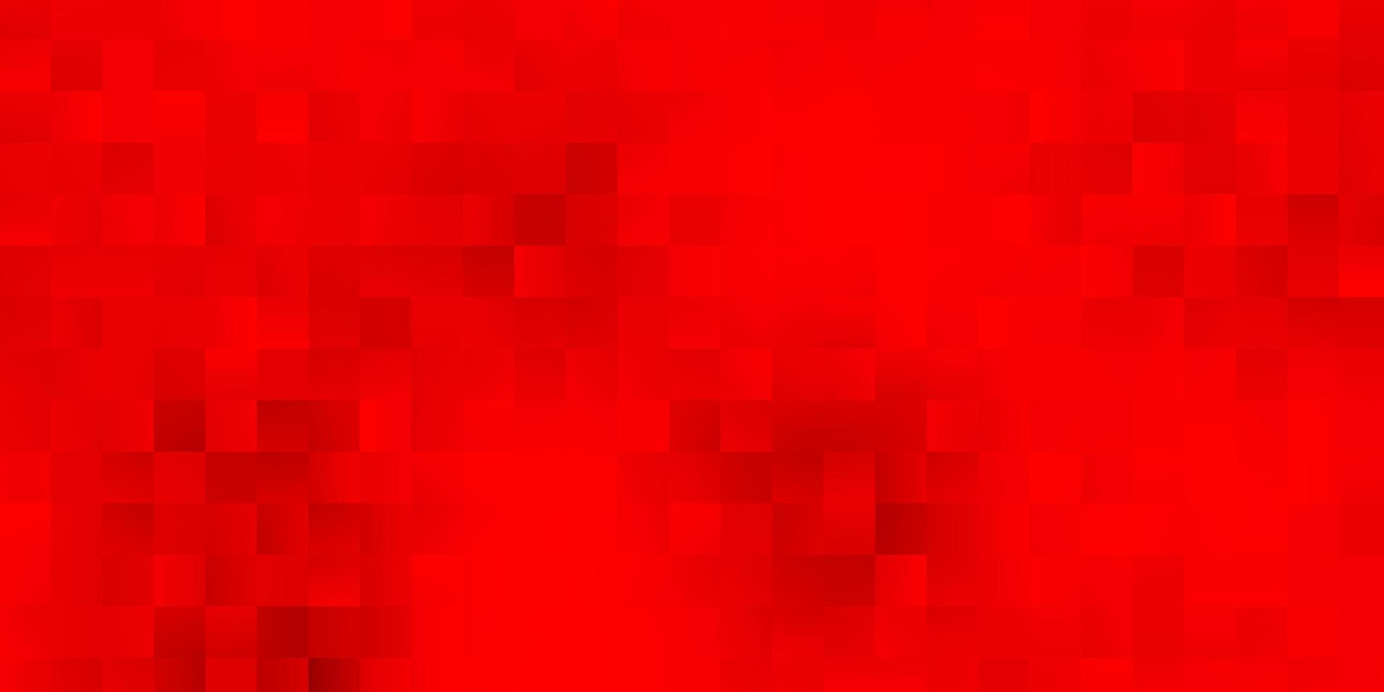 cubierta de vector rojo claro en estilo cuadrado.