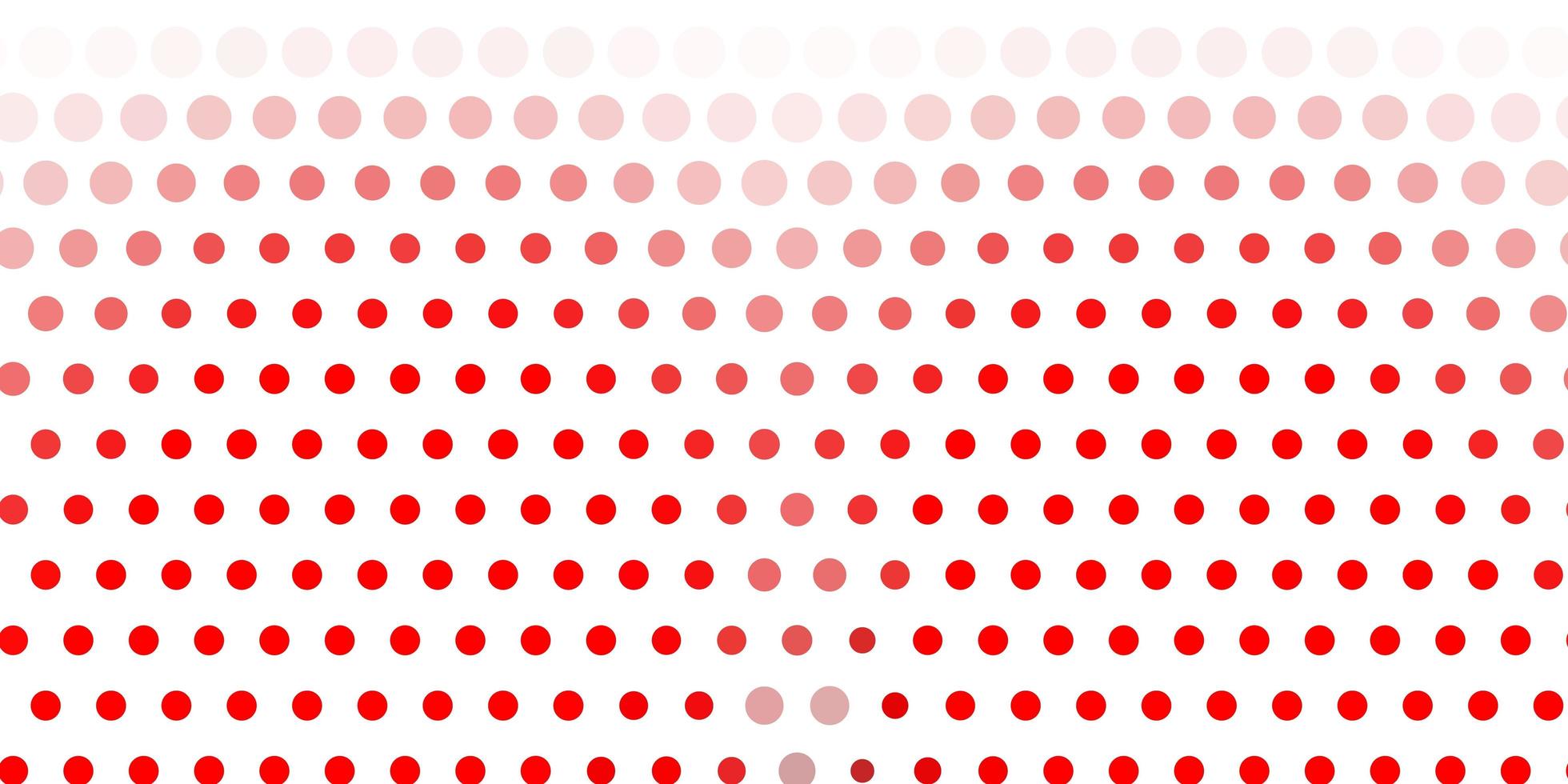 Light red vector background with spots.
