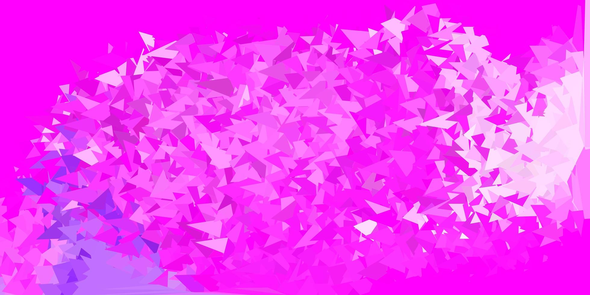 Light purple, pink vector geometric polygonal wallpaper.