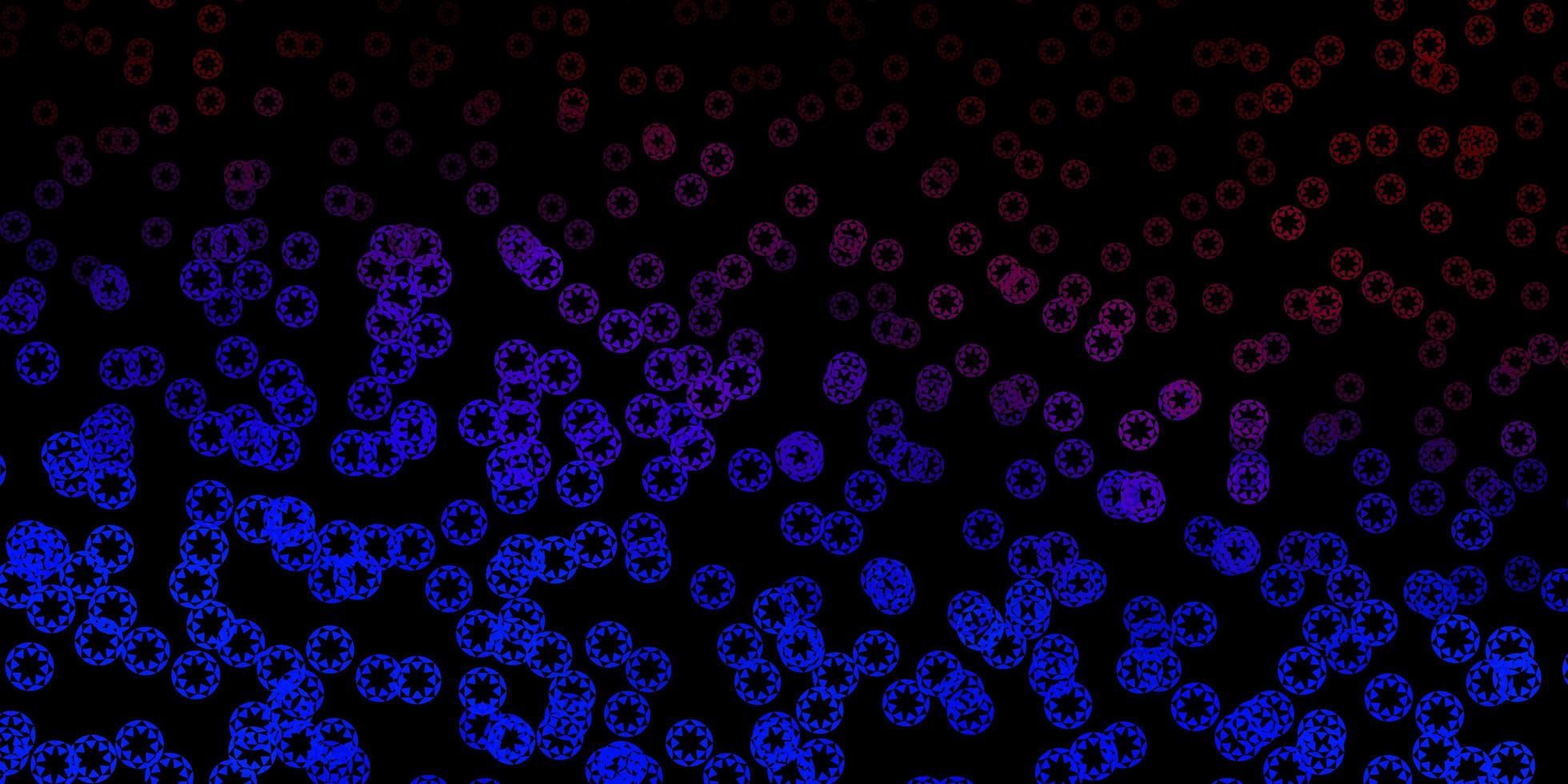 Dark blue, red vector pattern with spheres.