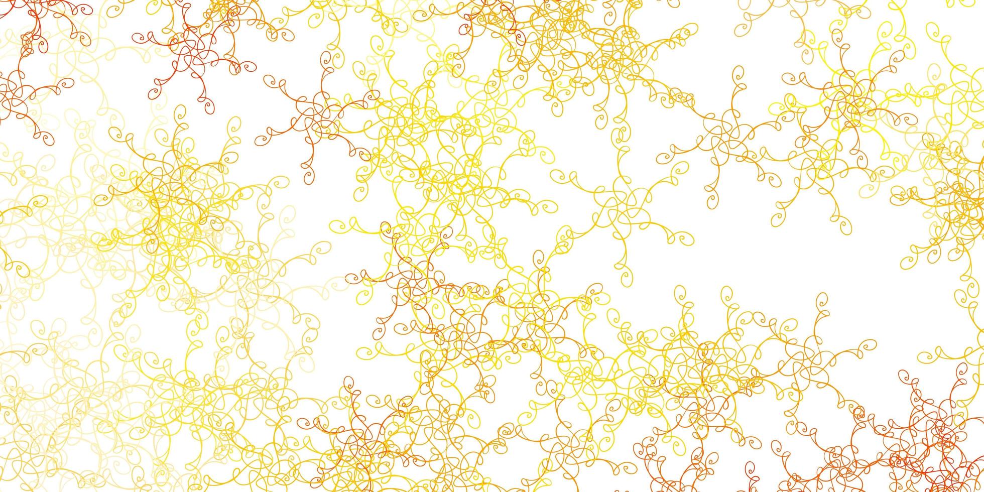 Light Orange vector backdrop with bent lines.