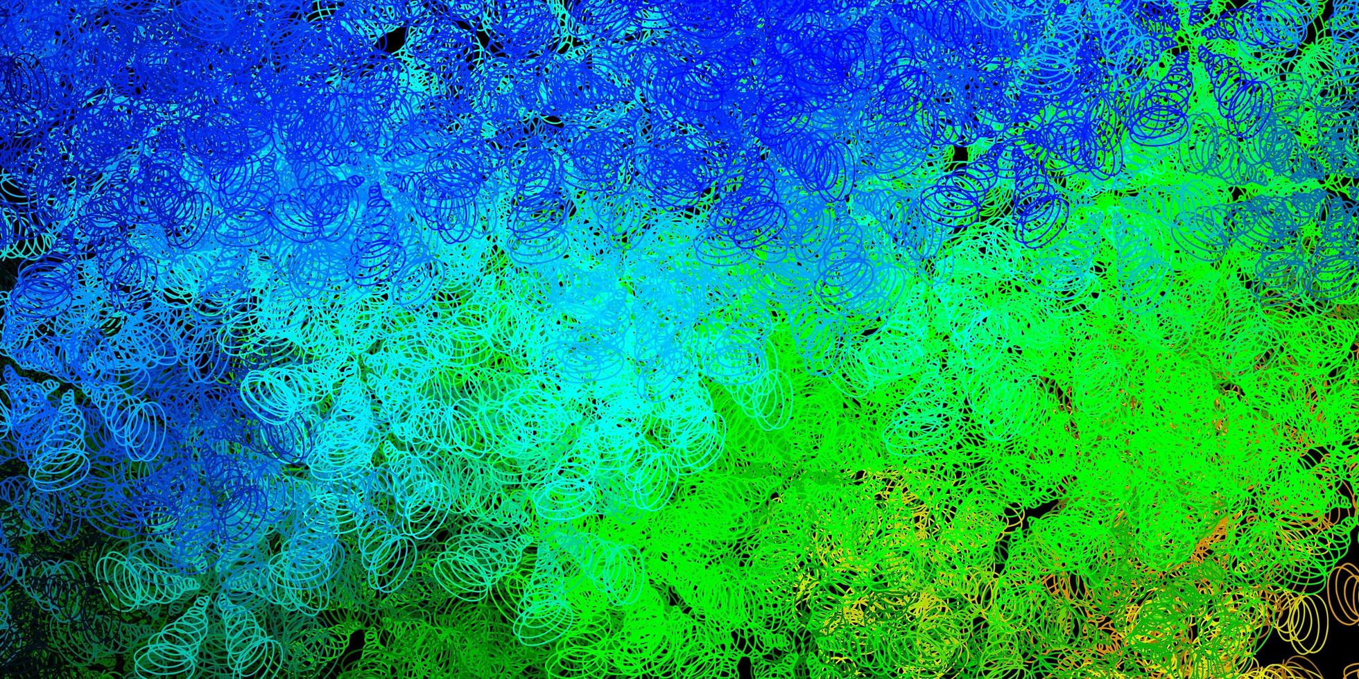 Dark blue, green vector texture with disks.