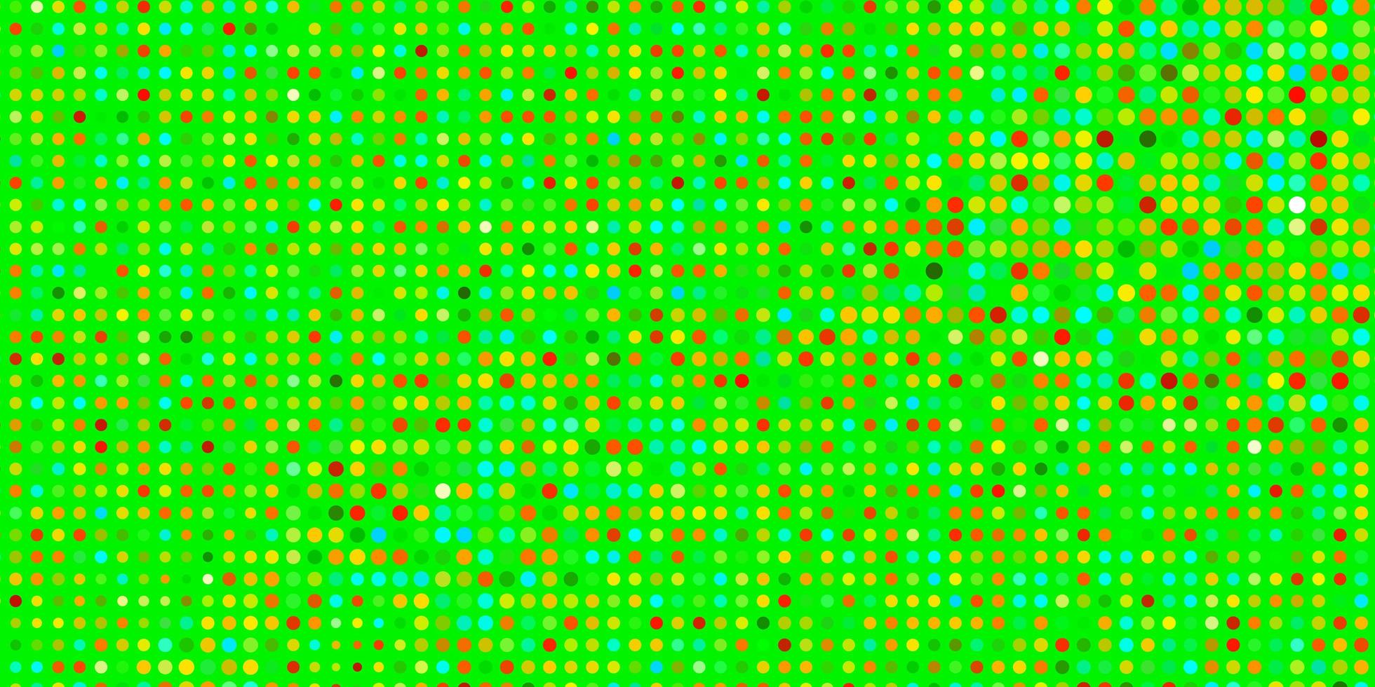 Light Blue, Green vector pattern with circles.