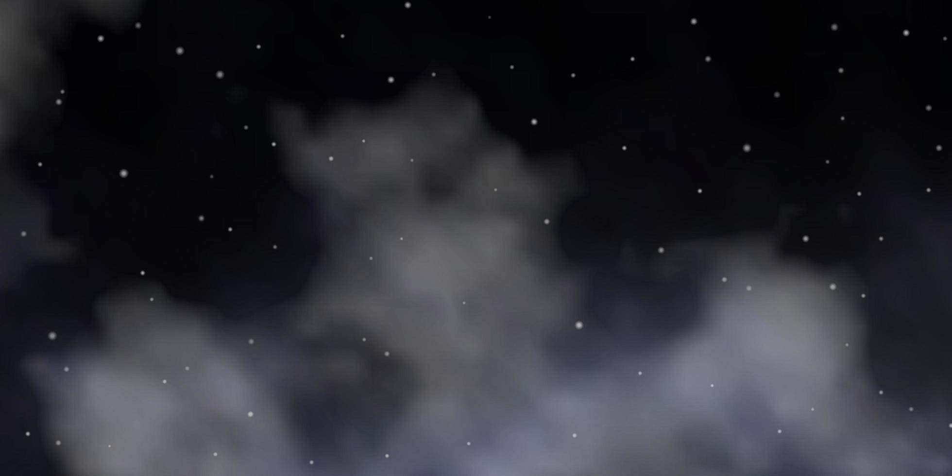 textura de vector gris claro con hermosas estrellas.