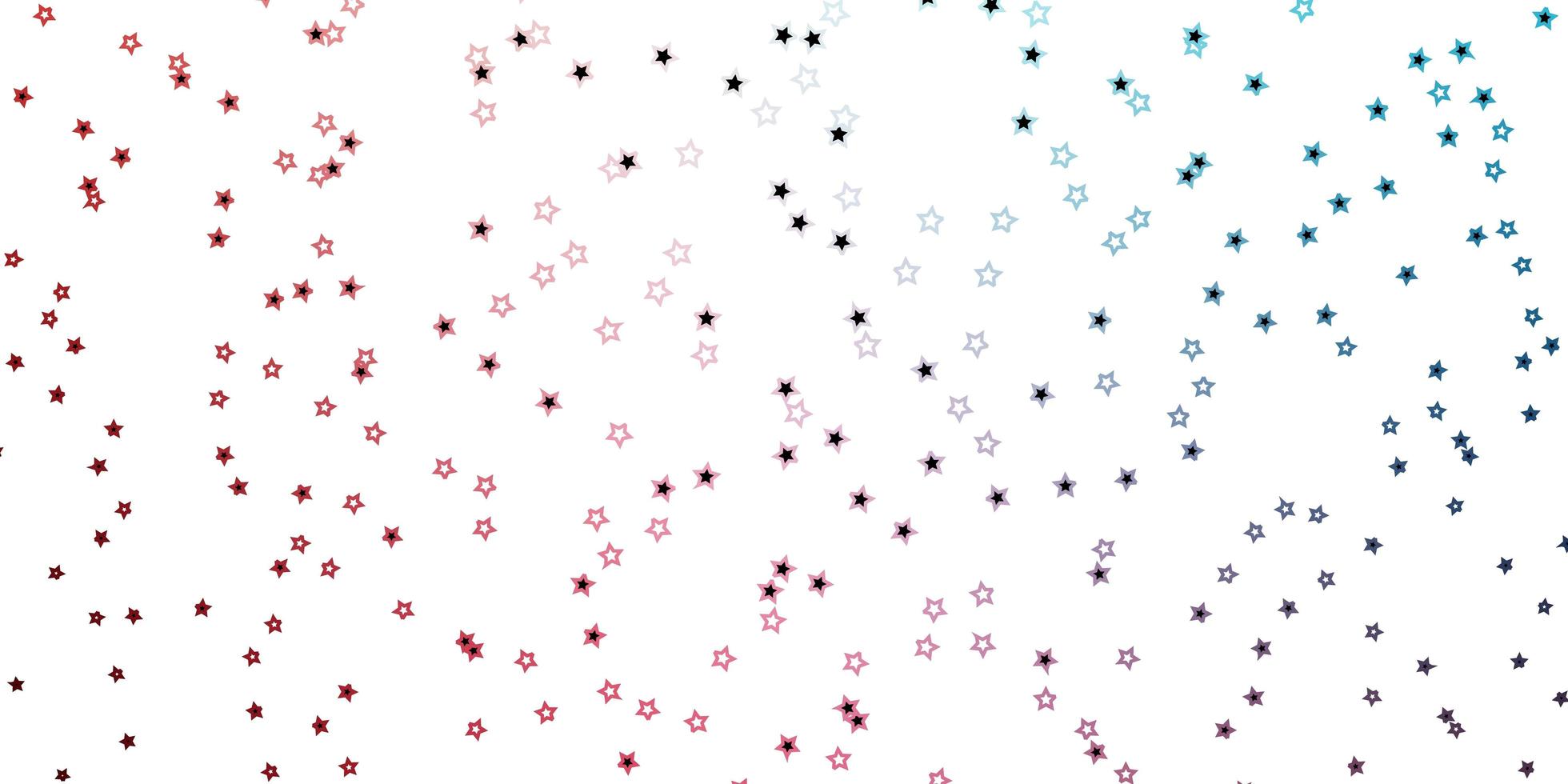 Dark Blue, Red vector layout with bright stars.