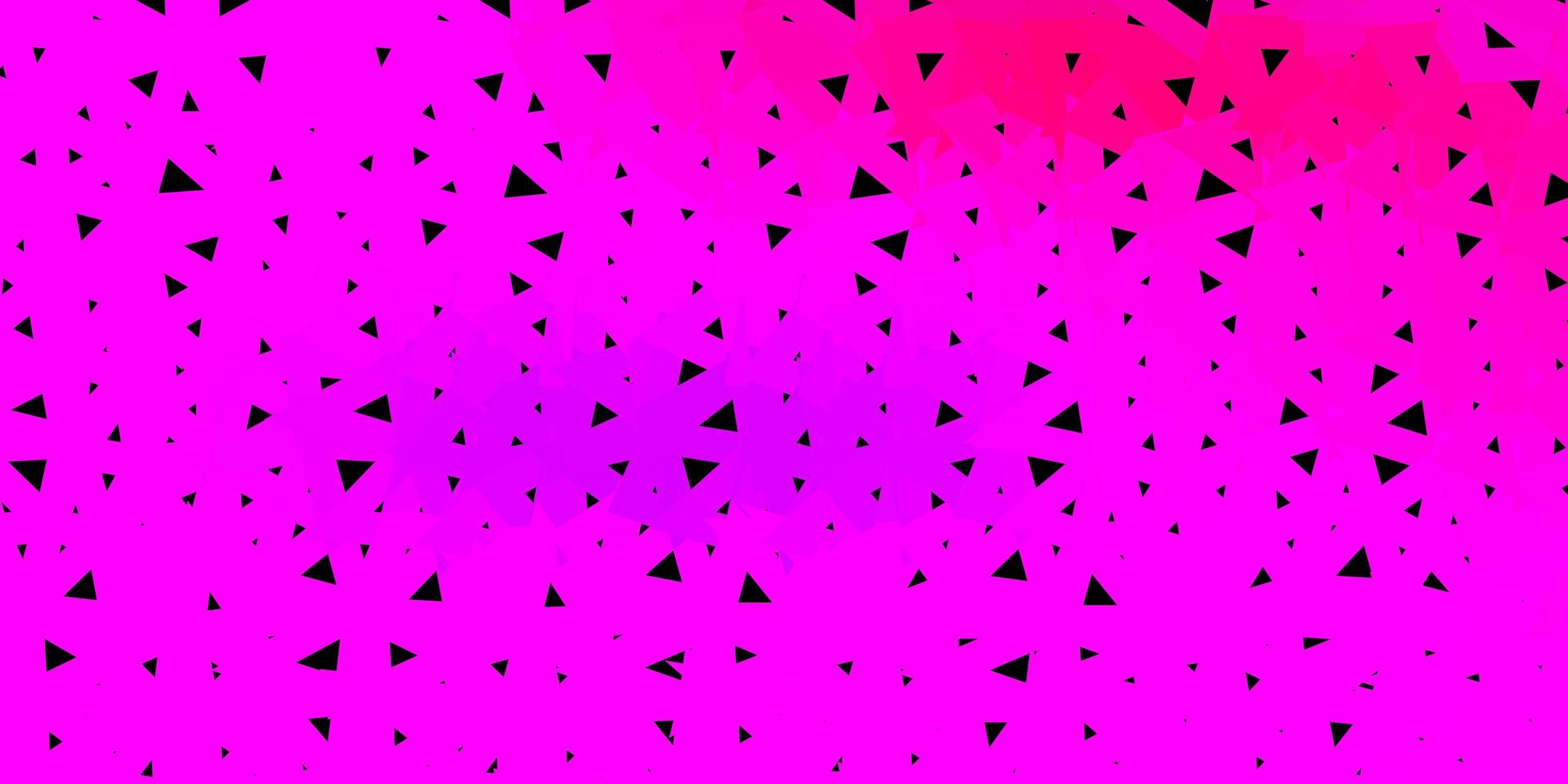 Light purple, pink vector poly triangle texture.