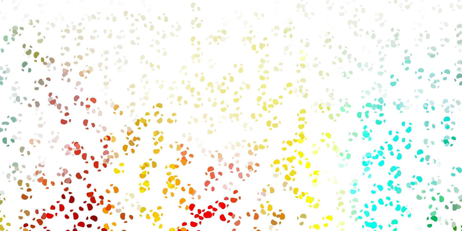 Light multicolor vector template with abstract forms.