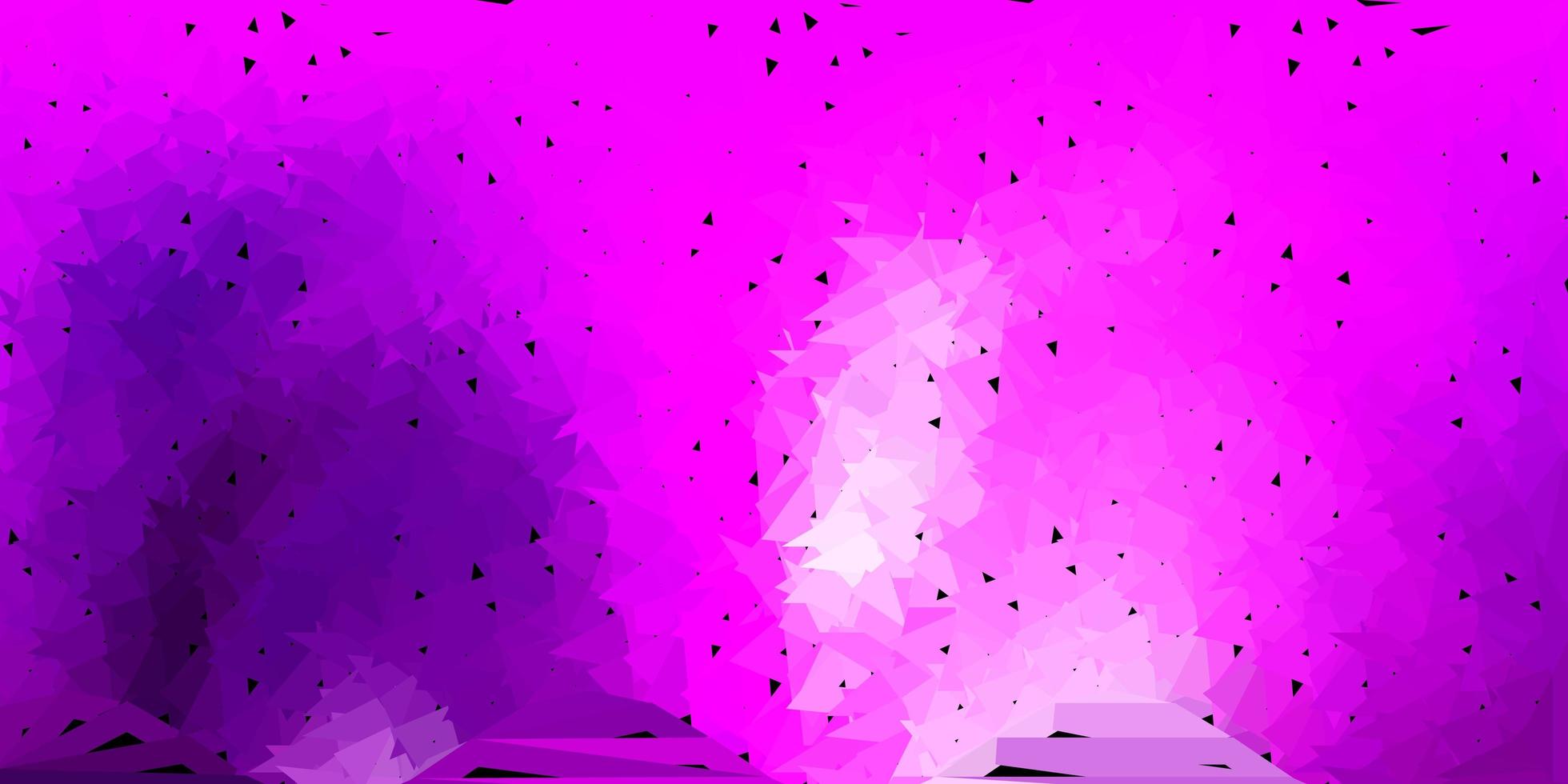 Light pink vector polygonal background.